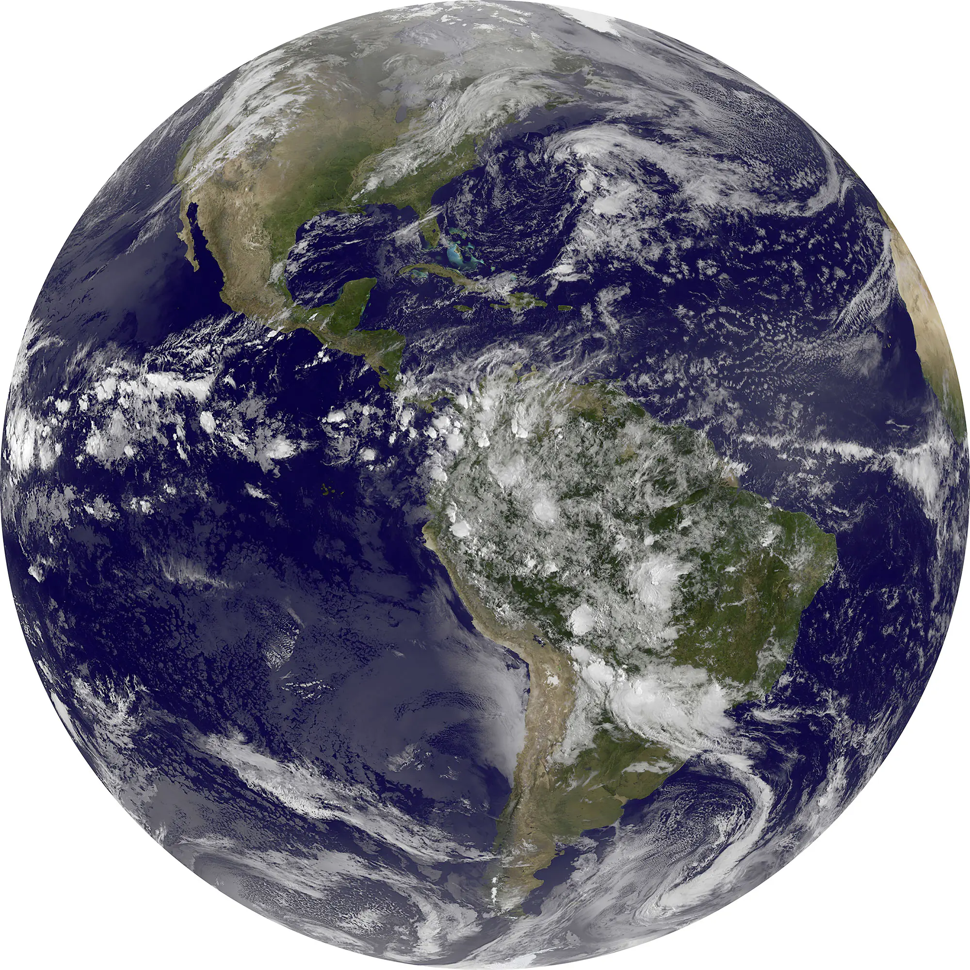 Komar Vlies Fototapete Dot Earth Ø 125 cm, selbstklebend