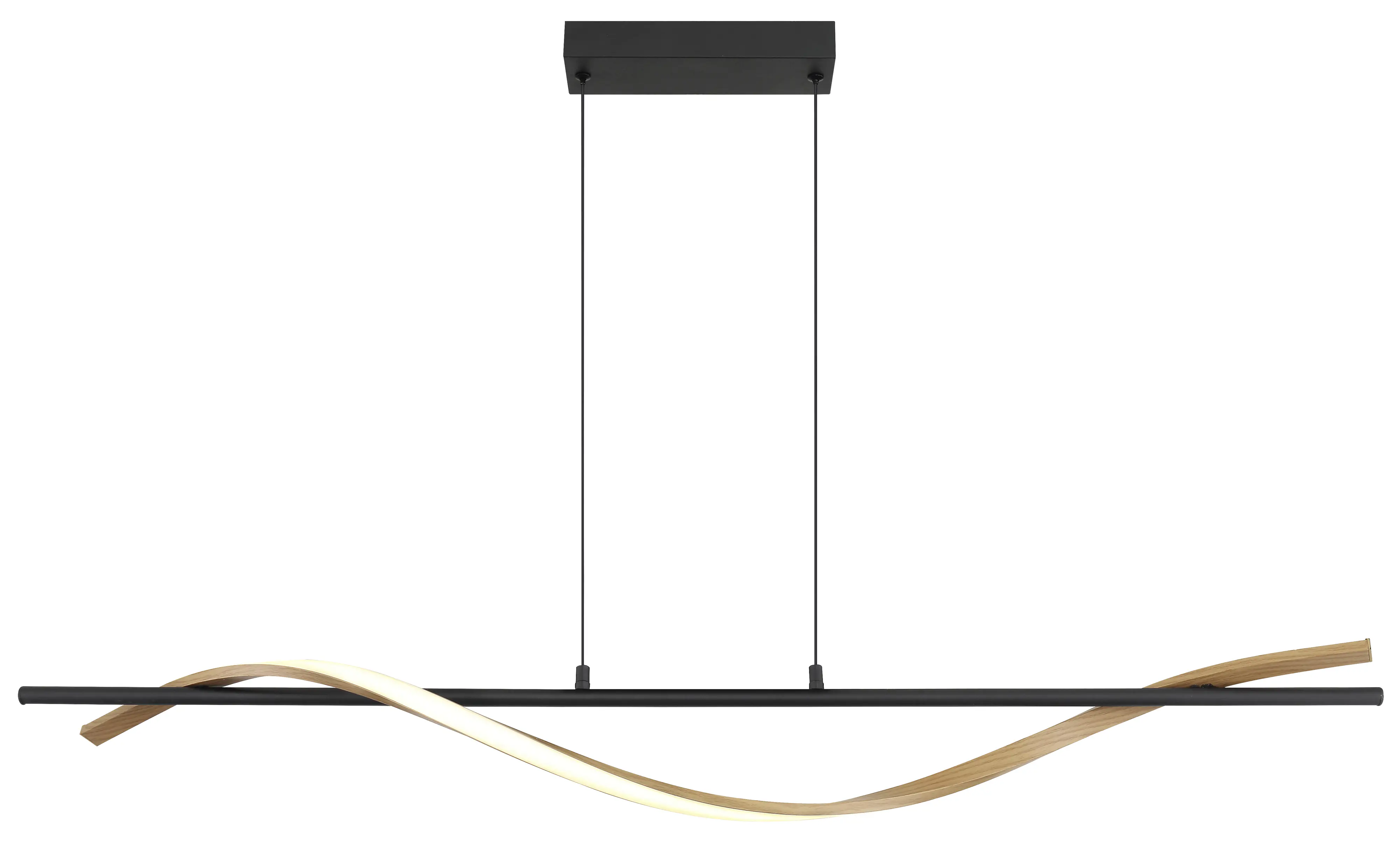 Globo Hängeleuchte Watkins 115 x 120 cm schwarz warmweiß