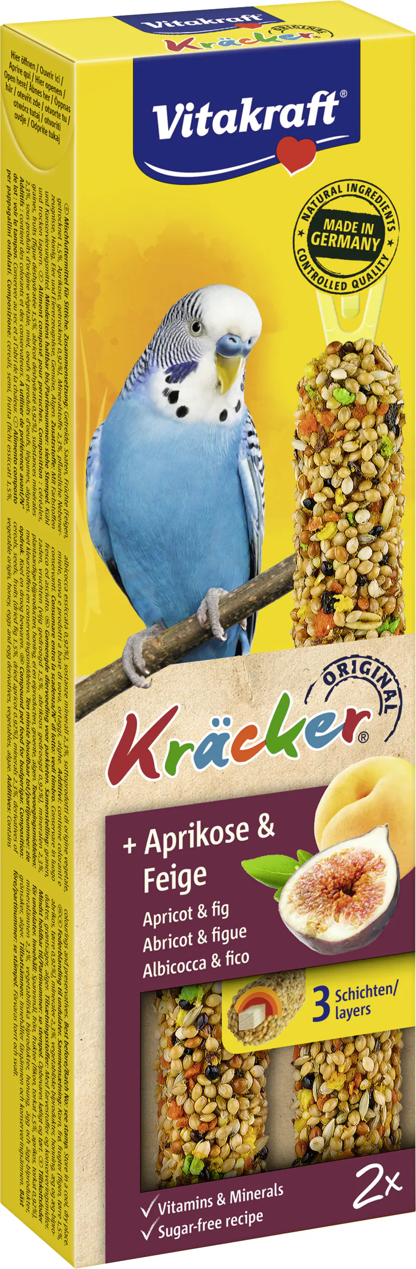 Vitakraft Kräcker® Aprikose & Feige 2 Stück / 60 g