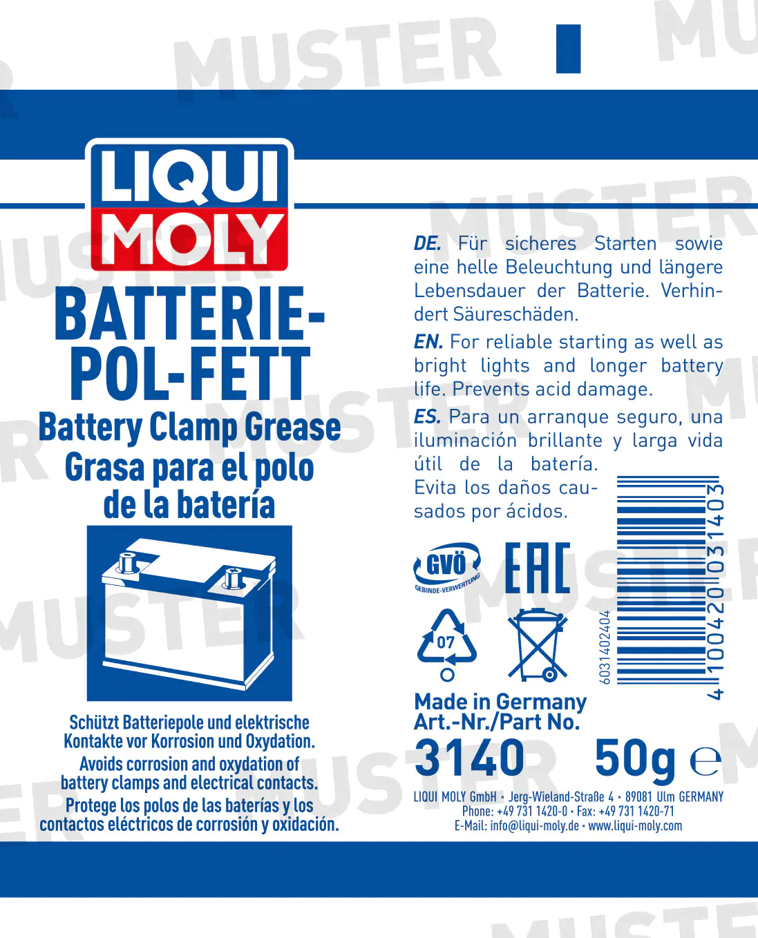 Liqui Moly Batteriepolfett 50 g