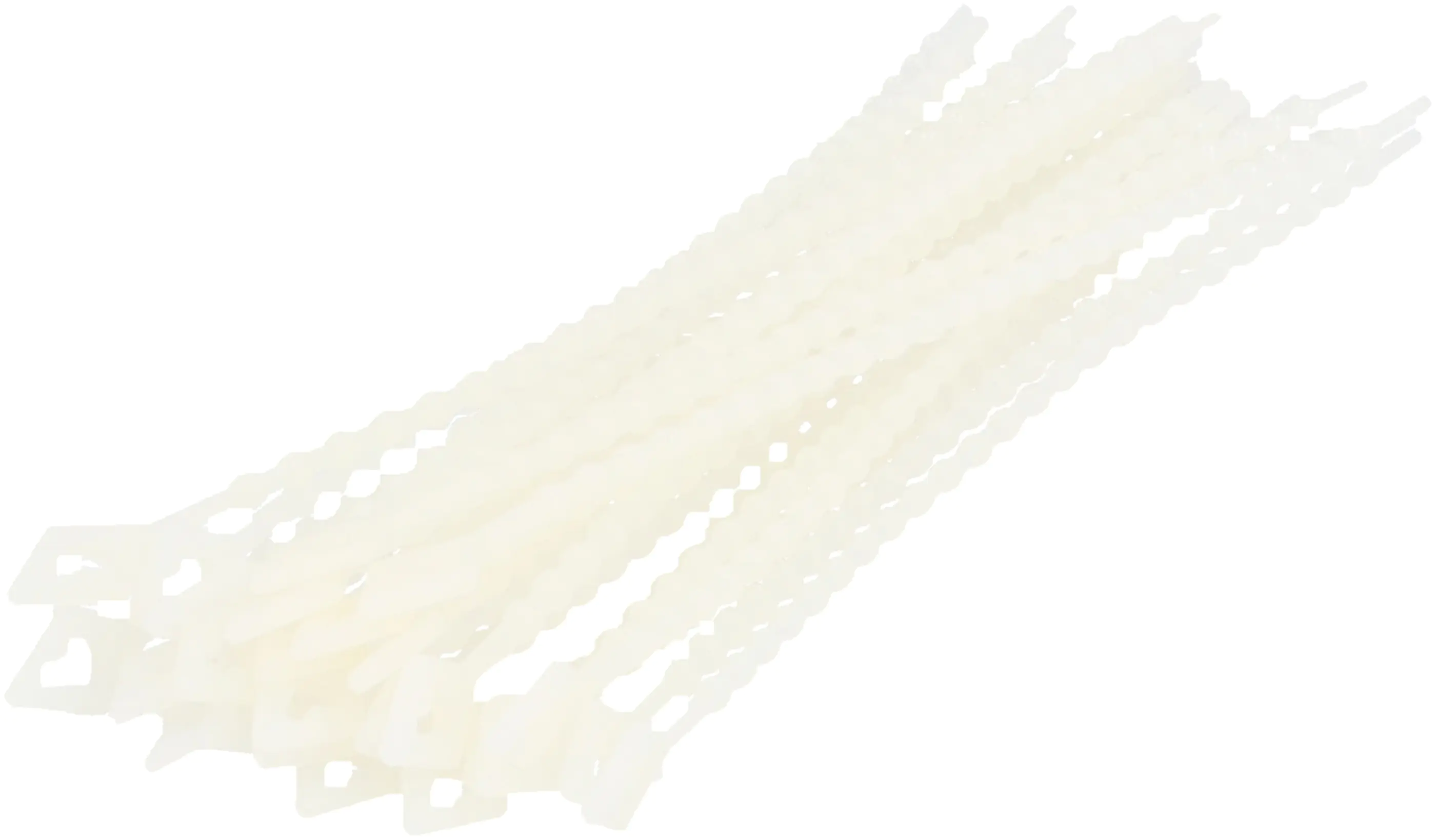 Knotenbinder 150 mm, wiederlösbar, 25 Stück, transparent