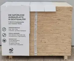 3 Schichtplatte Fichte 250 x 62,5 cm 19 mm Nut + Feder