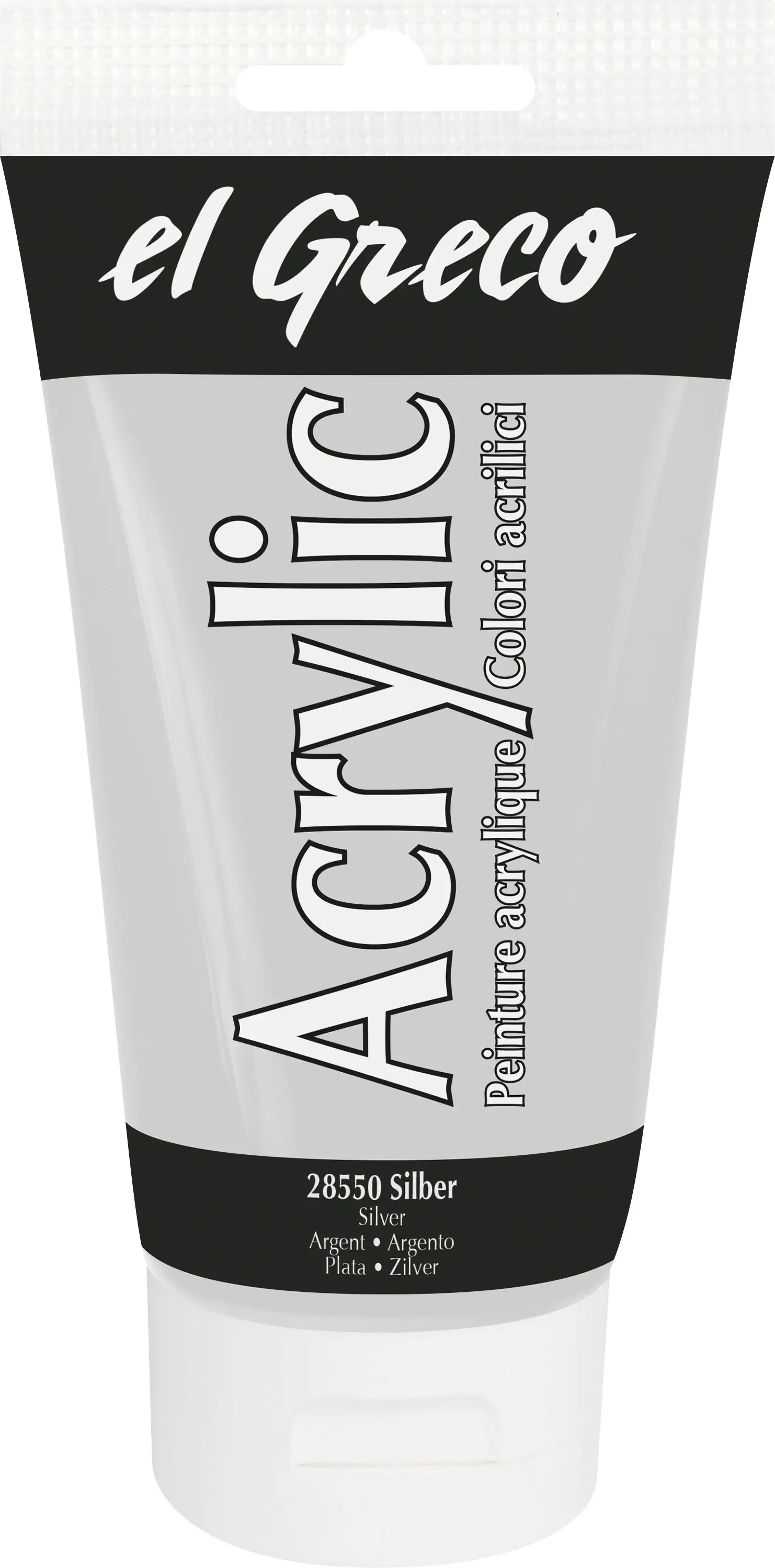 Kreul el Greco Acrylic Tube silber 150 ml
