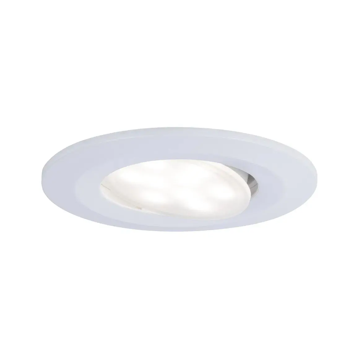 Paulmann LED-Einbauleuchte Calla Ø 9 cm neutralweiß weiß matt 10er Set