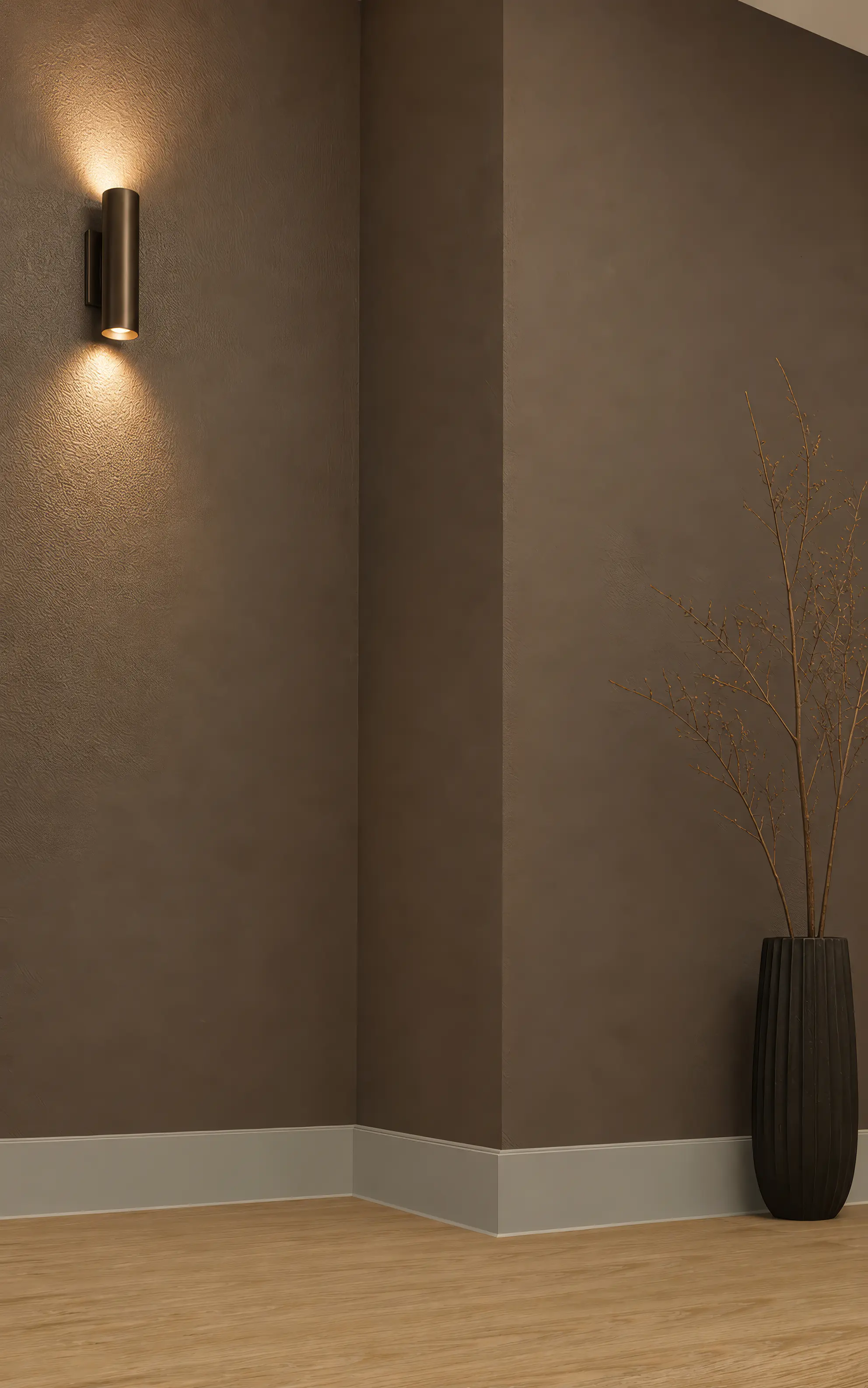 Neuhofer Fußleiste 240 cm x 80 x 13 mm cappuccino