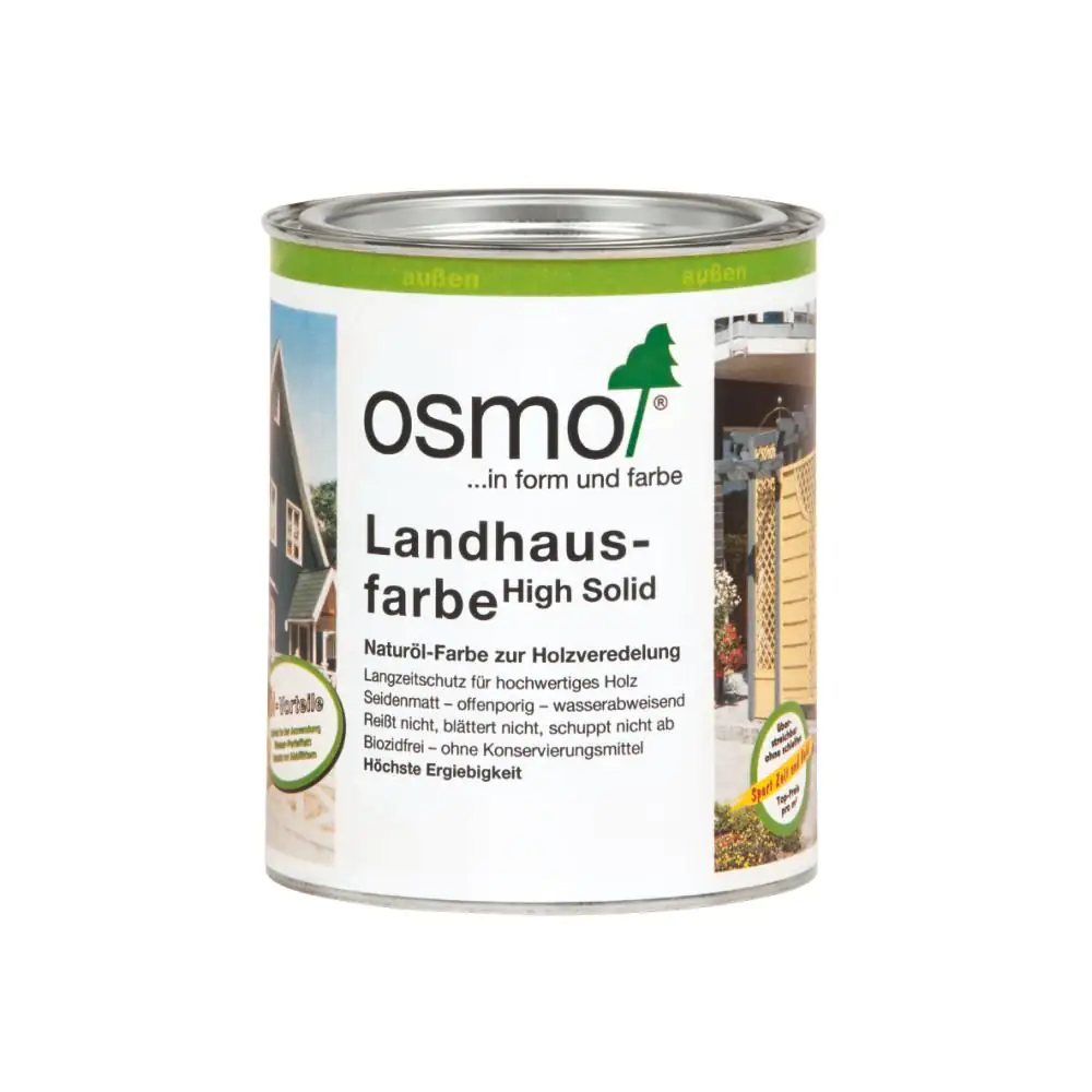 Osmo Landhausfarbe 750 ml weiß