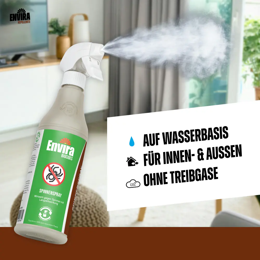 Envira Spinnen Abwehrspray Spinnenspray 500 ml