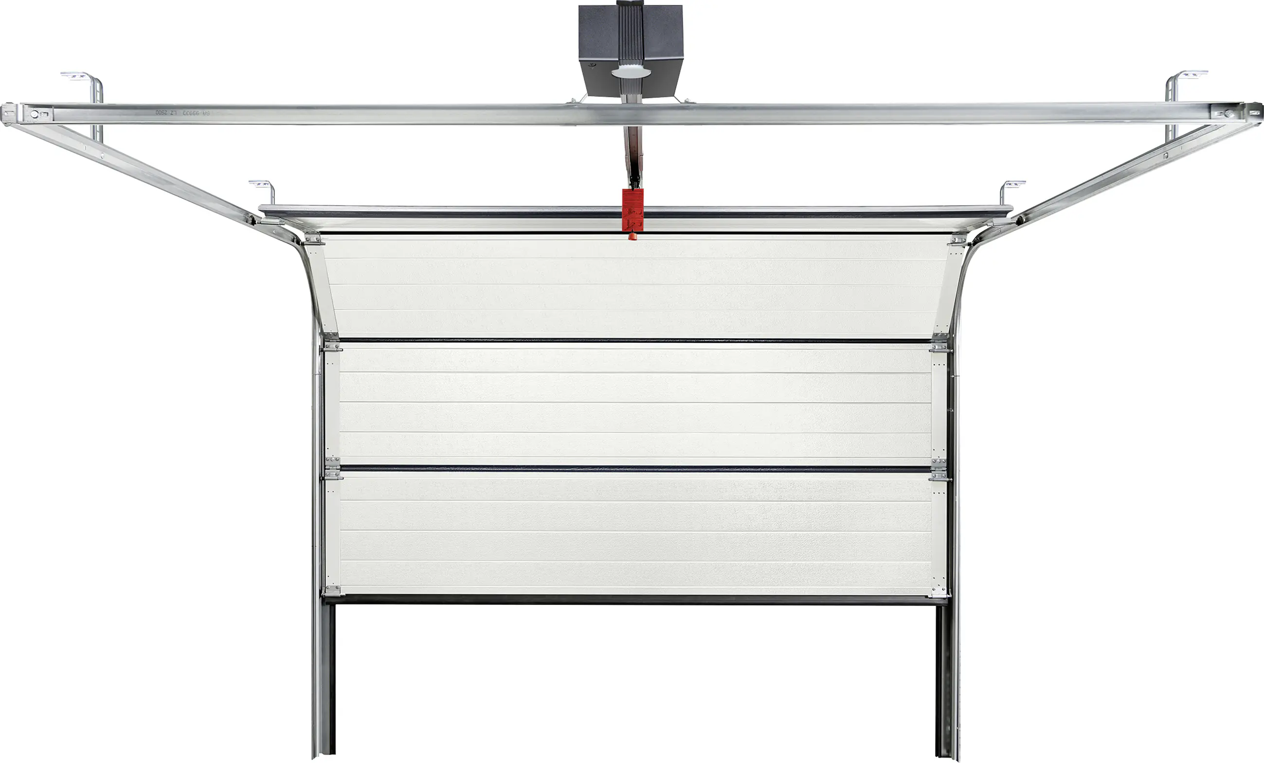 IsoMatic Garagen-Sektionaltor 250 x 212,5 cm reinweiss Inkl. Torantrieb