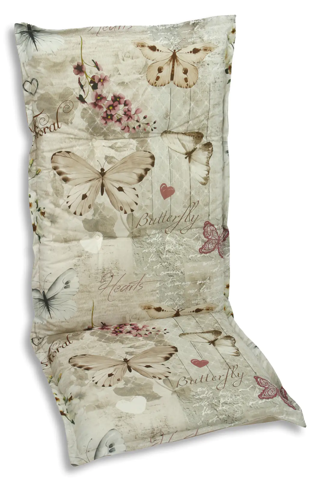 GO-DE Hochlehner-Auflage 120 cm x 50 cm x 6 cm, beige 