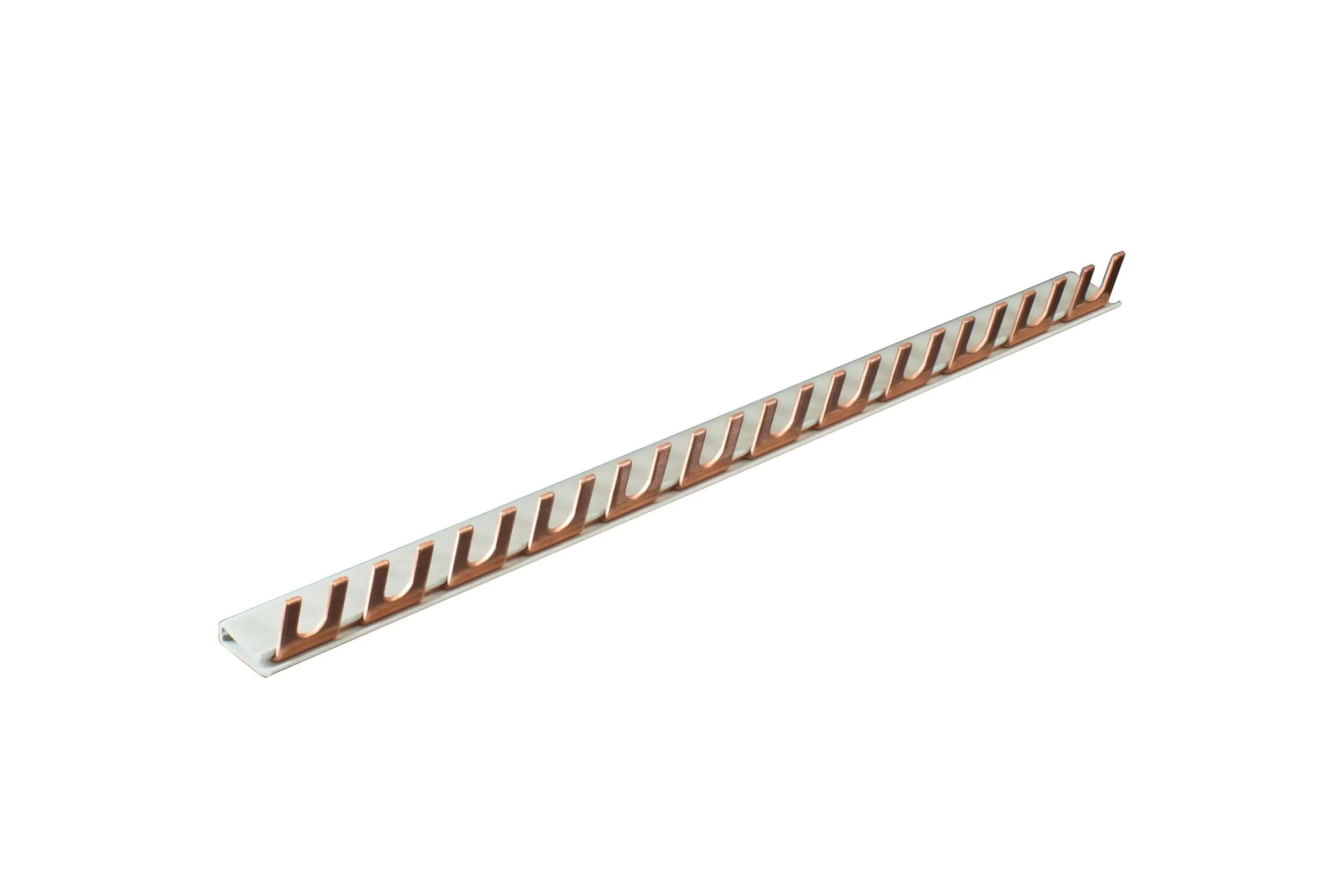 1-Phasenschiene 10mm², 210mm, 12 Pins, Kupfer
