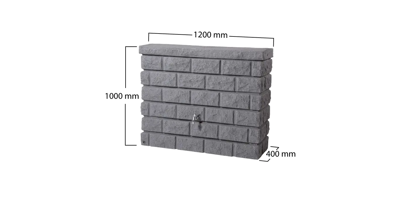 Garantia Regenwasser-Wand-Tank Rocky Junior 300 l