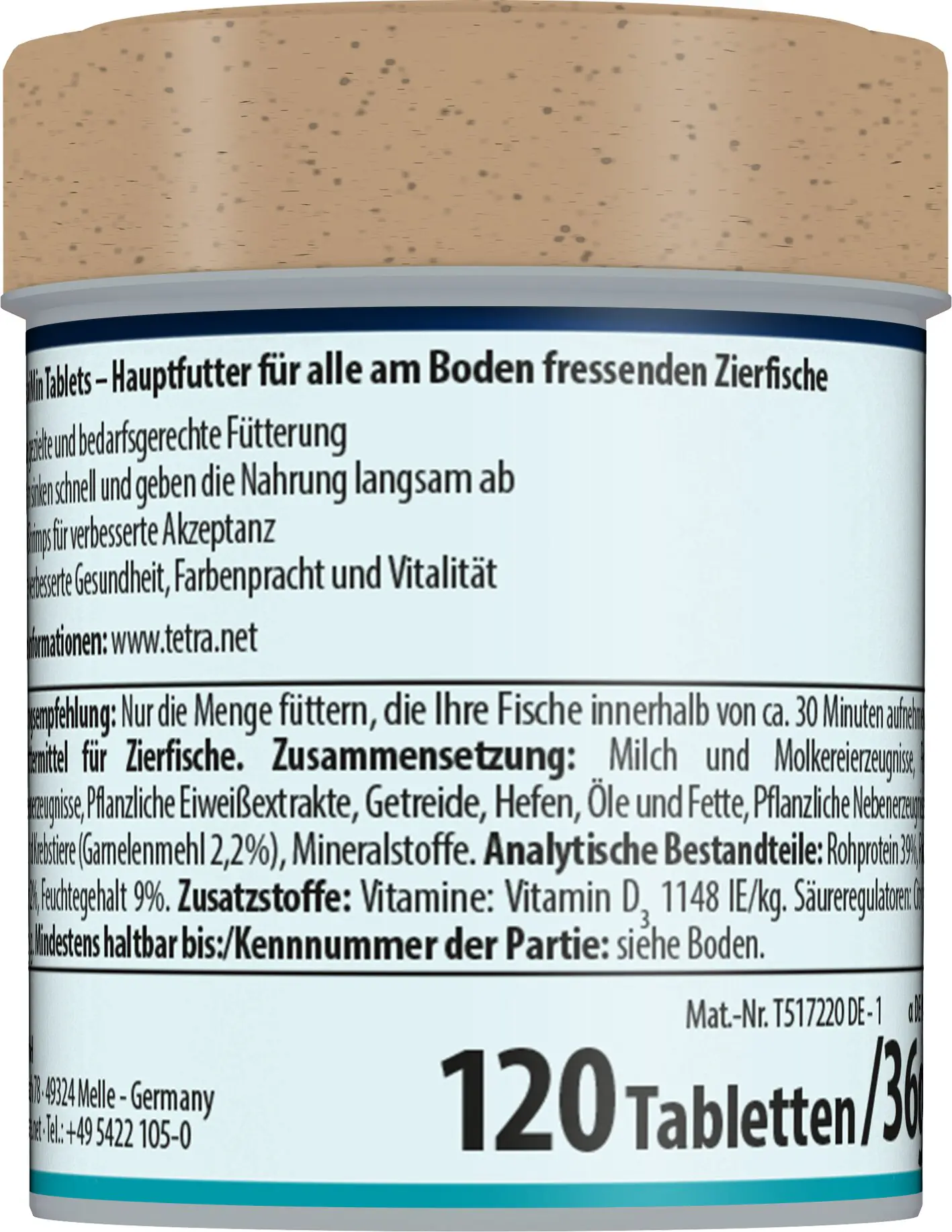 Tetra Tablets TabiMin 120 120 Tabletten