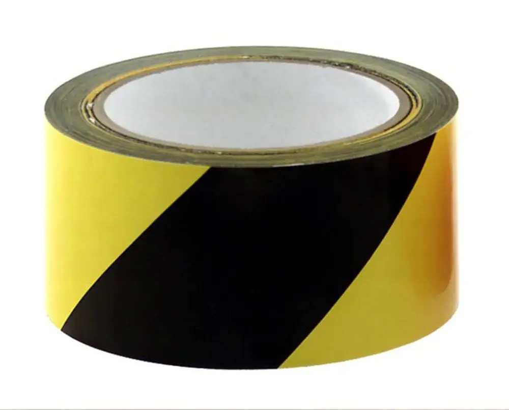 Conacord Warnband 66 m x 50 mm selbstklebend schwarz/gelb
