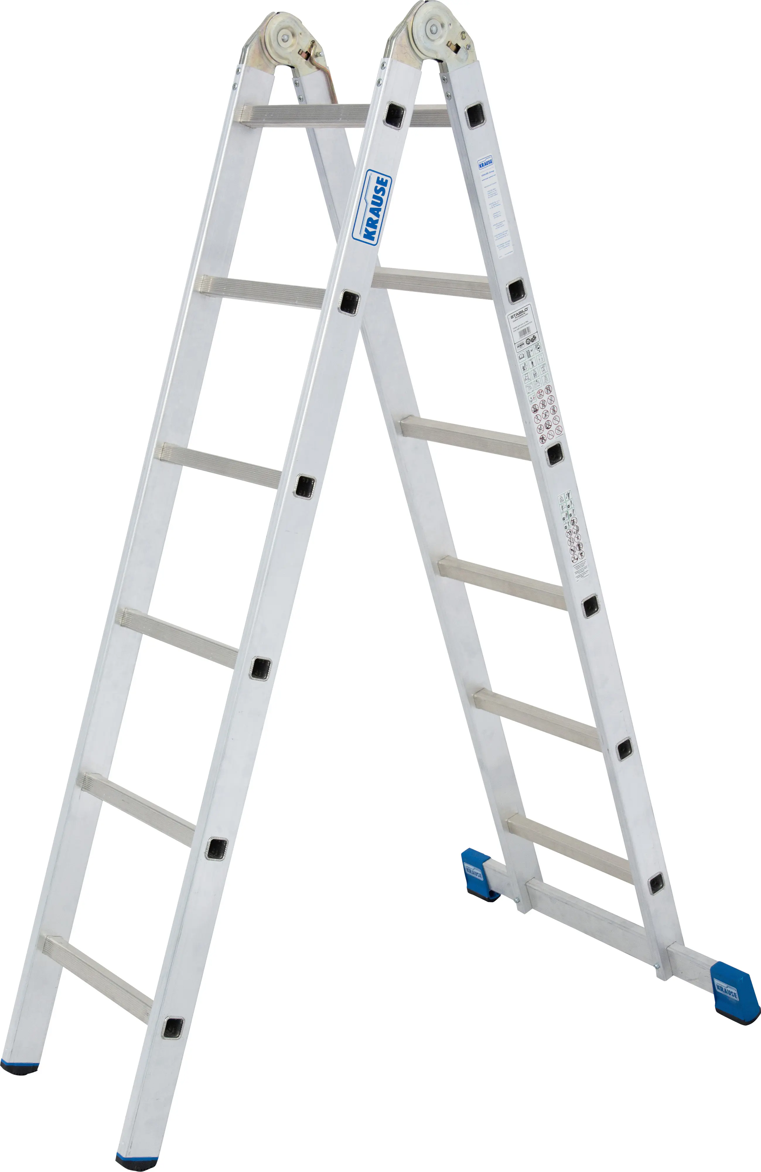 Krause Aluminium-Gelenk-Combileiter STABILO mit Treppenfunktion 5,30 m