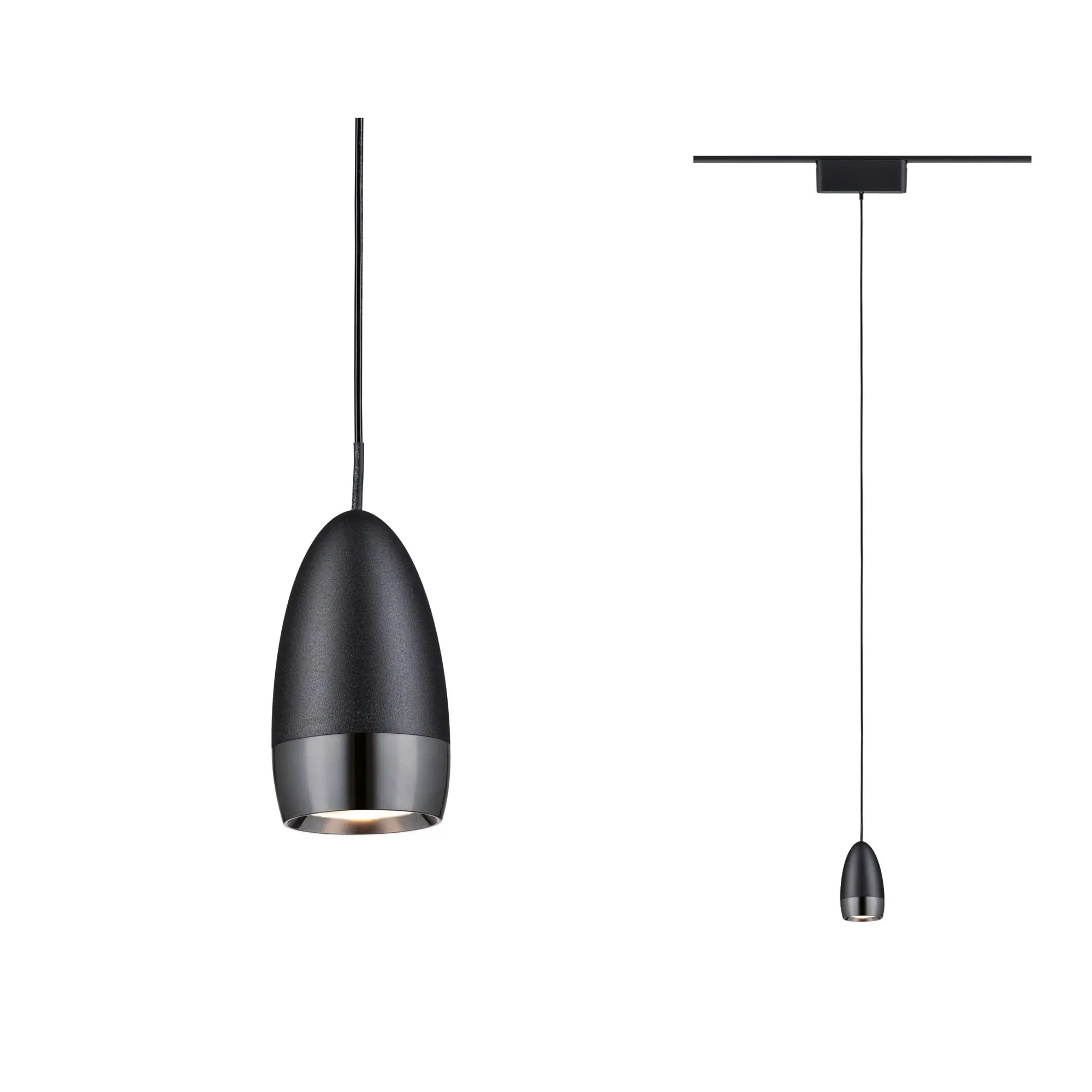 Paulmann LED-Pendelleuchte Veya Lyros 5 W schwarz matt