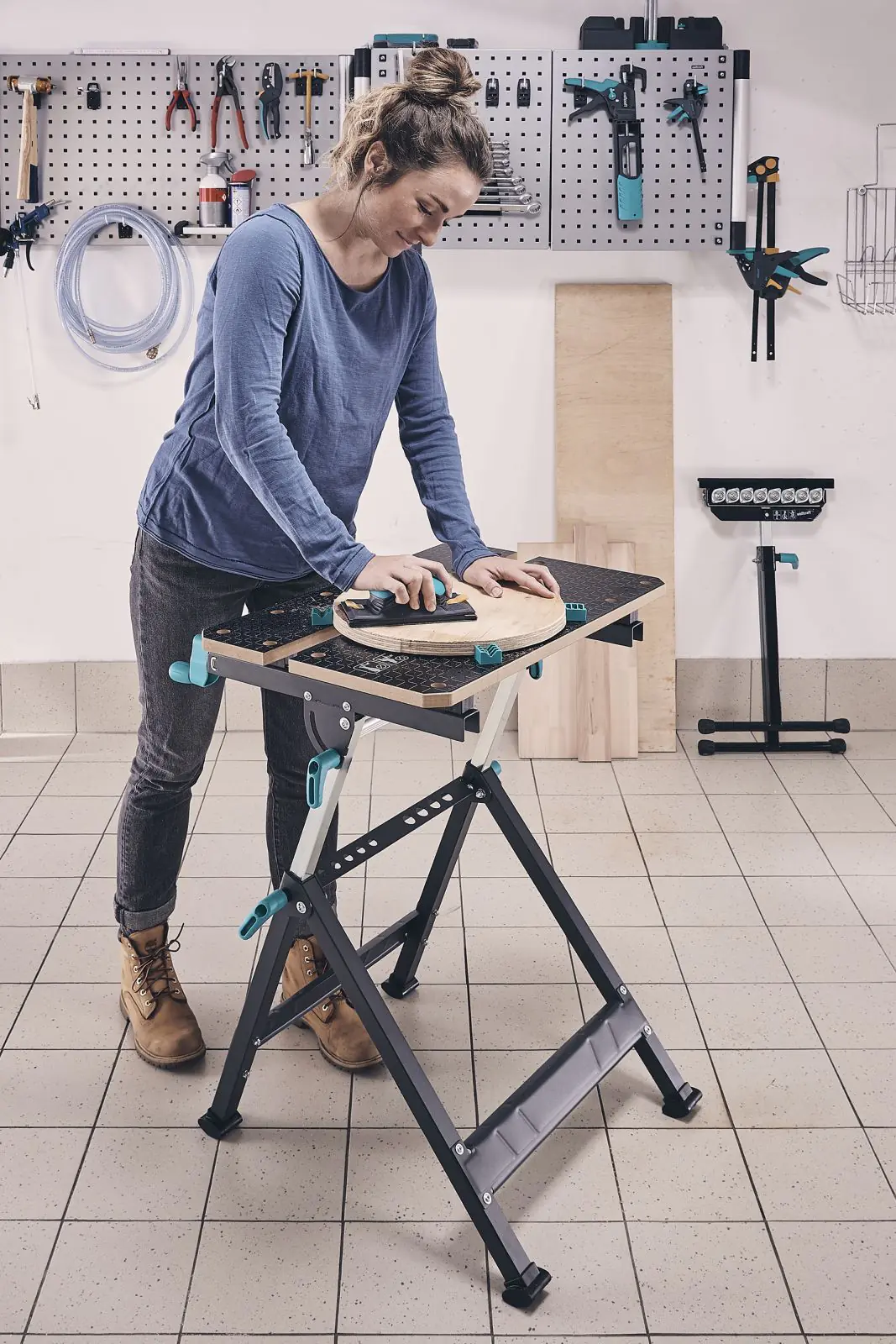 Wolfcraft Spanntisch MASTER 650 ERGO stufenlos höhenverstellbar