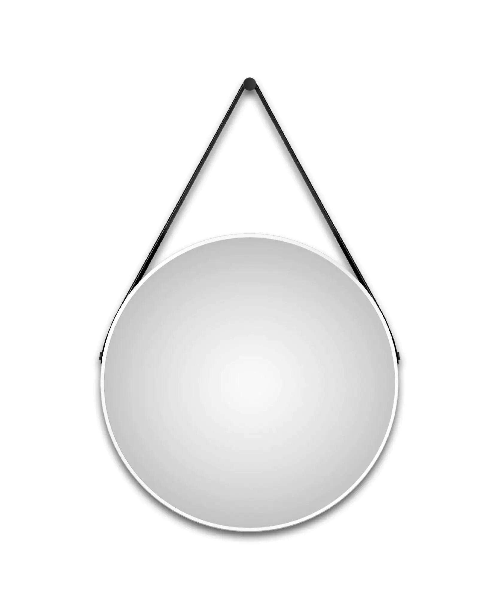 DSK Design Spiegel Silver Coiffeur Ø80 cm, weiß