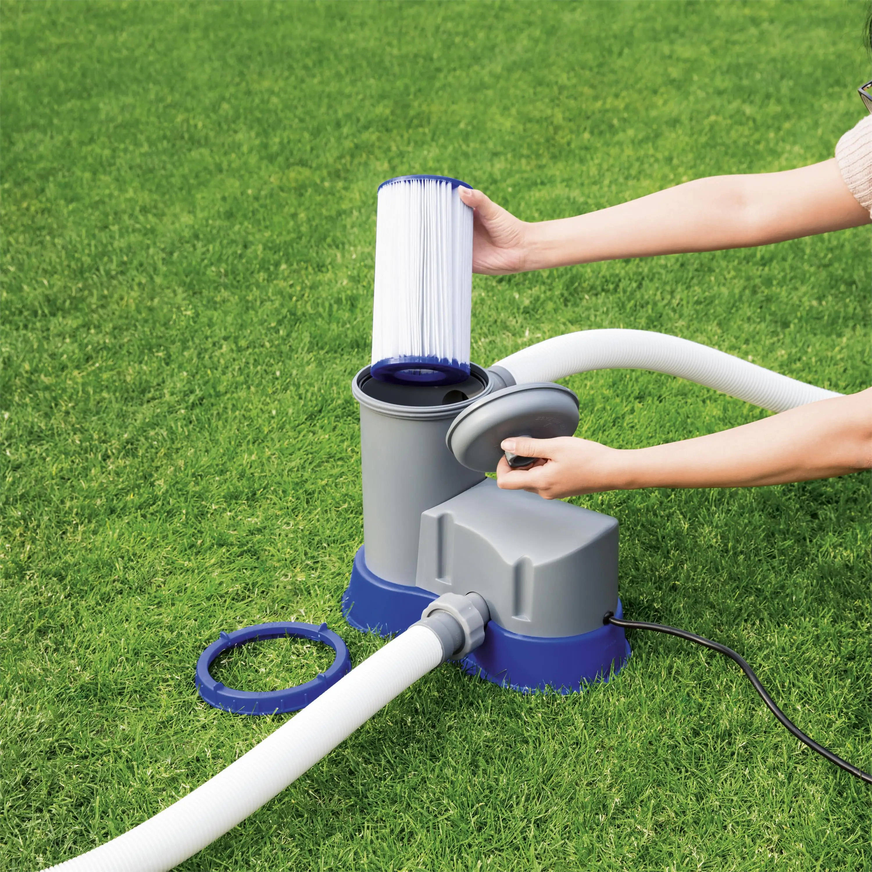 Bestway Flowclear Filterkartusche Gr.III Maße: 10,6 x 20,3 cm