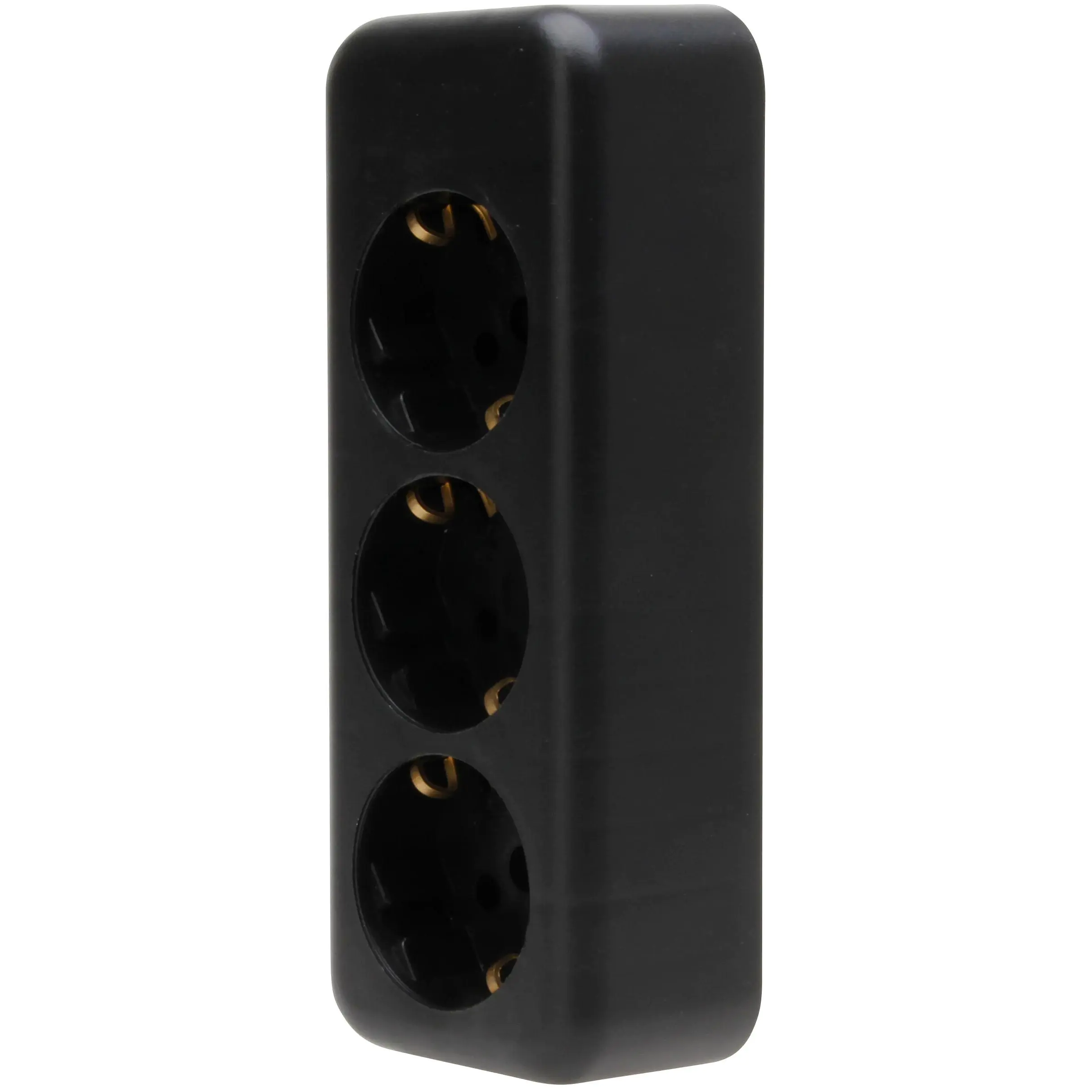 Kopp Steckdosenleiste ohne Kabel 3-fach schwarz 120305001