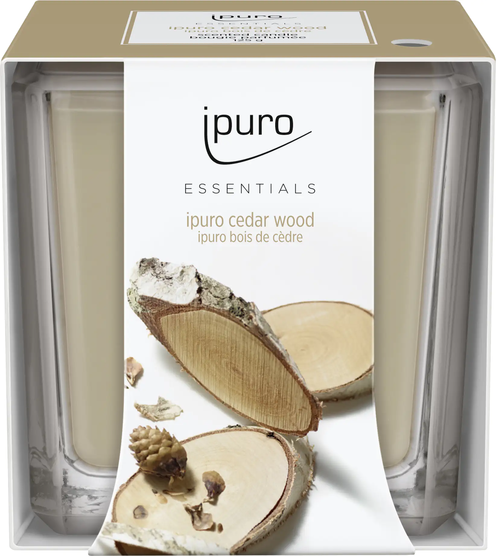 ipuro Duftkerze Essentials Cedar Wood 125 g