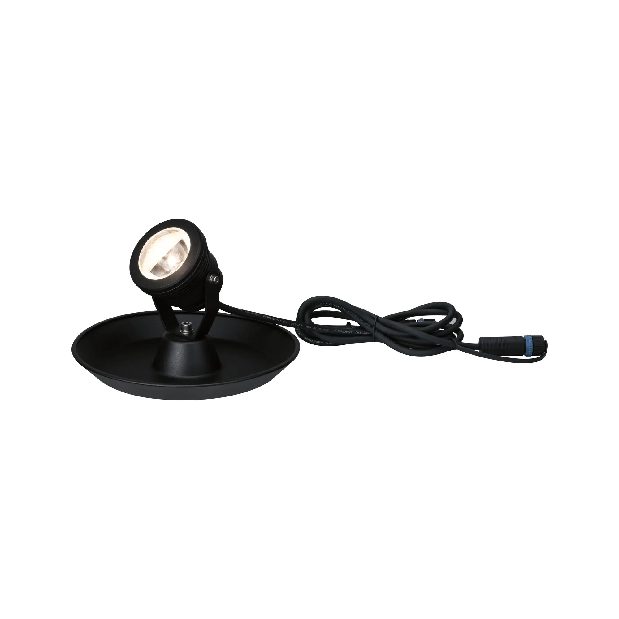 Paulmann Plug & Shine LED Teichleuchte Outdoor schwarz 20 cm warmweiß