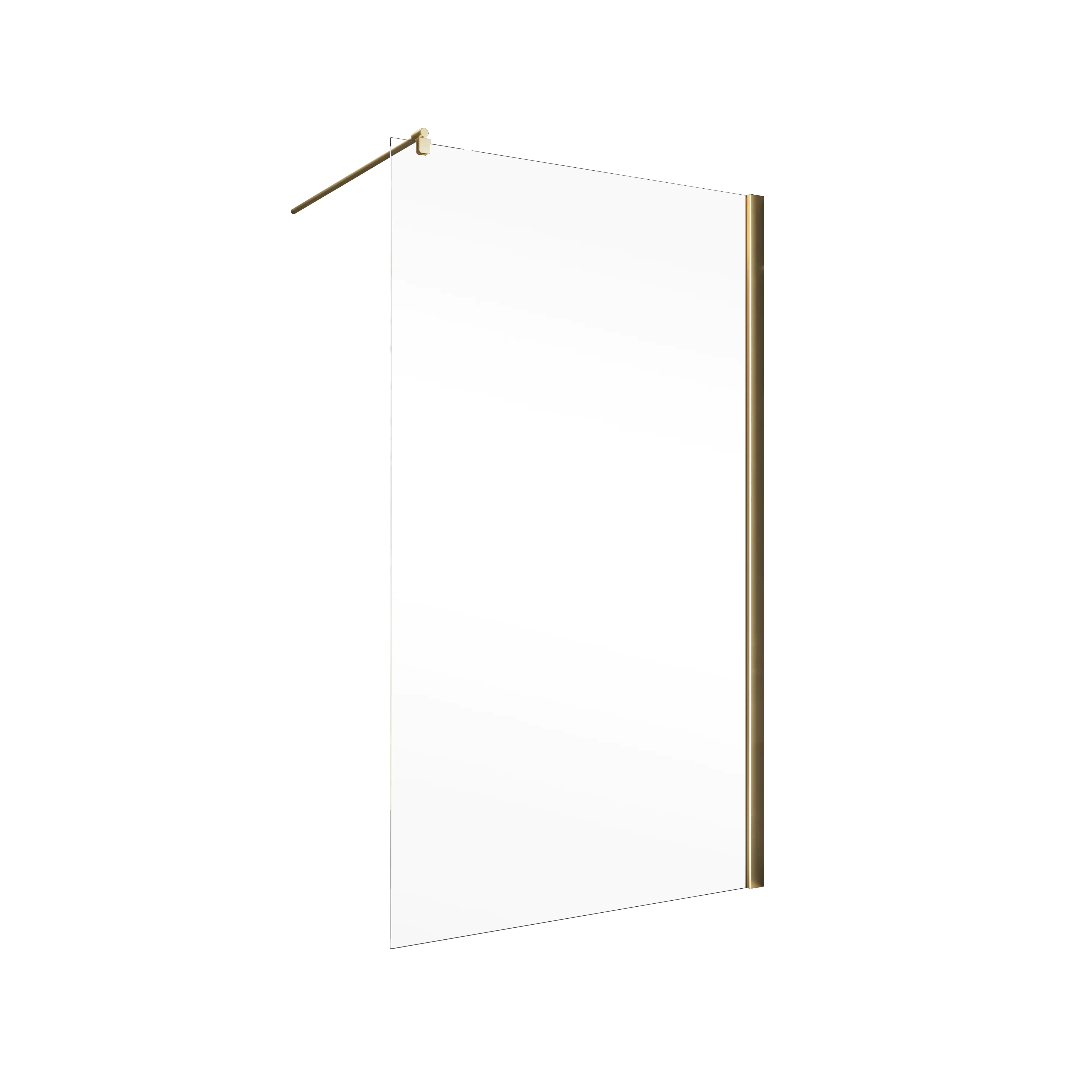 Schulte Duschwand Alexa Style 2.0  Walk In 90 x 200 cm Goldoptik