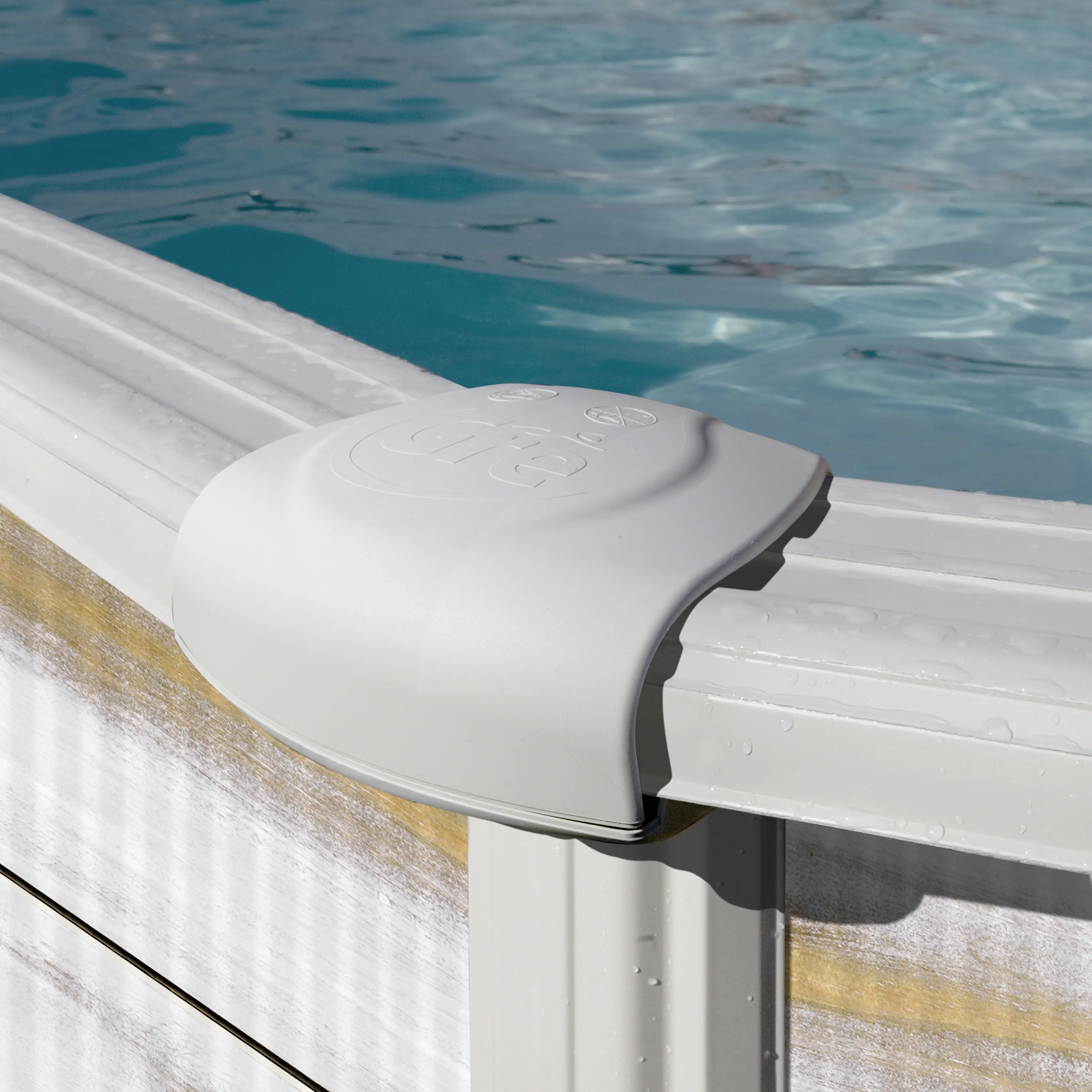Gre Stahlwandpool rund mit Nordicoptik Ø 350 x 132 cm