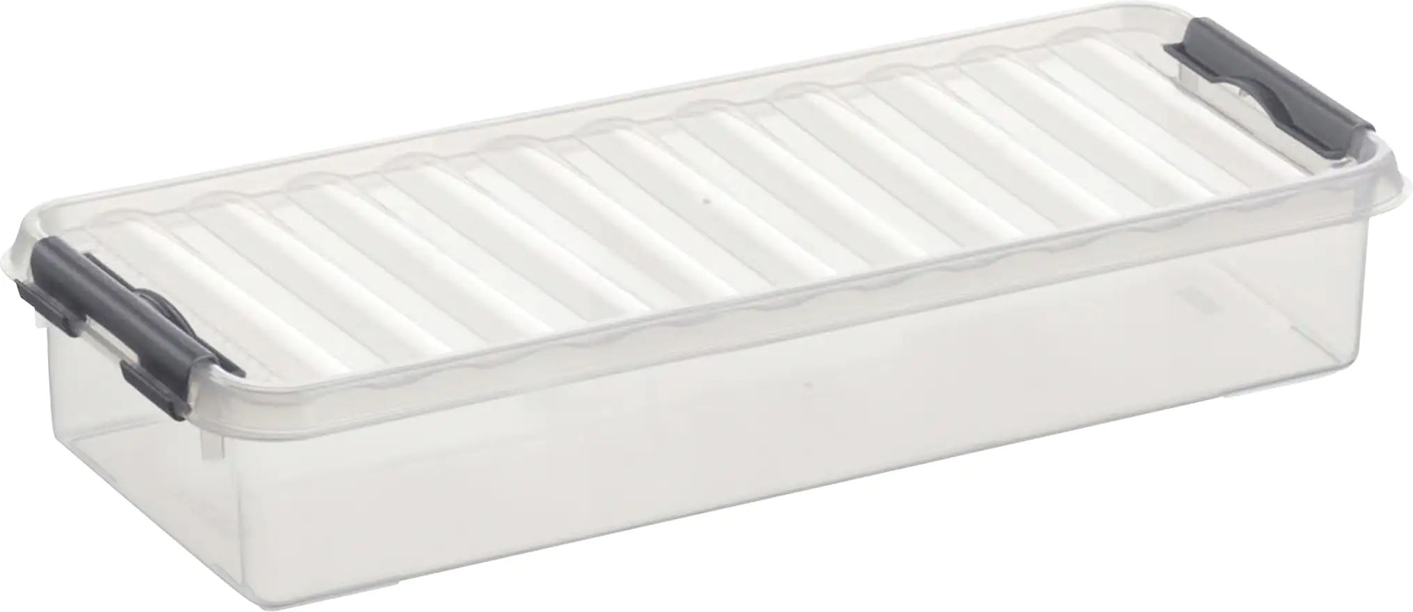 Sunware Aufbewahrungsbox Q-Line mit Deckel 38,5 x 14,1 cm 2,5 L transparent