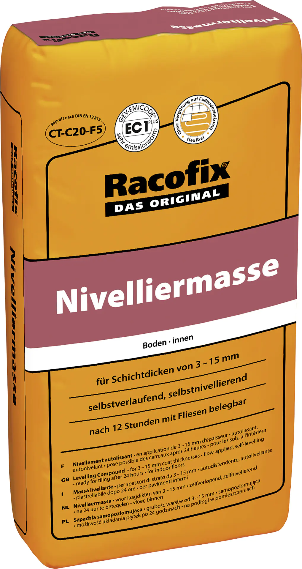Racofix Nivelliermasse 20 kg für Innen