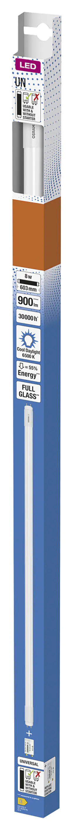 Osram LED Röhre 60 cm G13 8 W kaltweiß