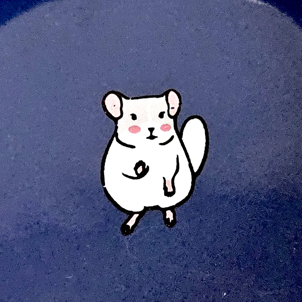 Nobby Futtertrog Keramik Maus Ø 7,5 cm - 60 ml blau