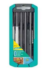 Wolfcraft Stichsägeblätter-Set 8631000 10 Stück