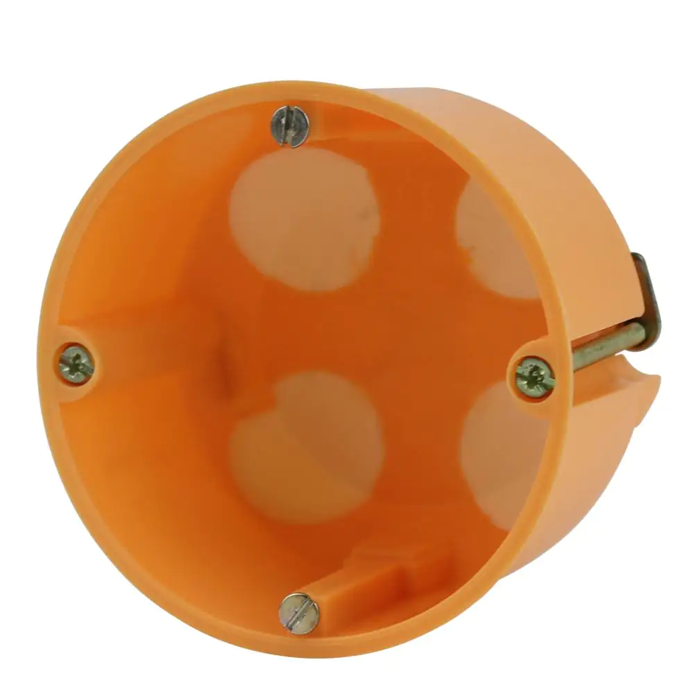 Hohlwand-Schalterdose 47 mm orange