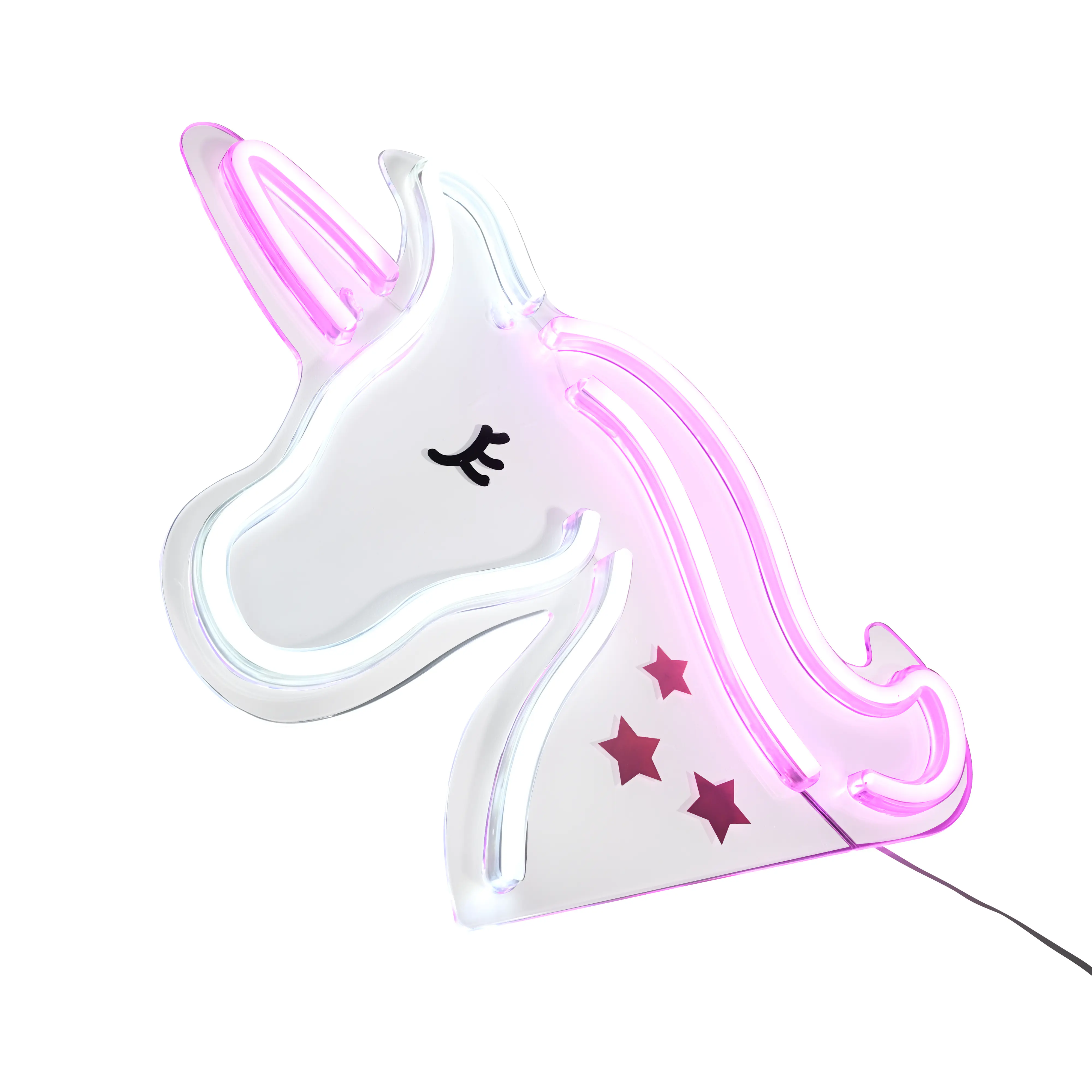 Just light LED Dekoleuchte Unicorn 33 x 1,5 x 33 cm