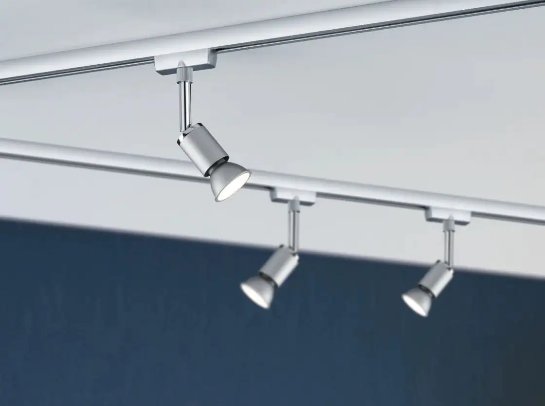 Paulmann URail Schienenspot Pure ll chrom-matt 11 cm GU10 10 W dimmbar