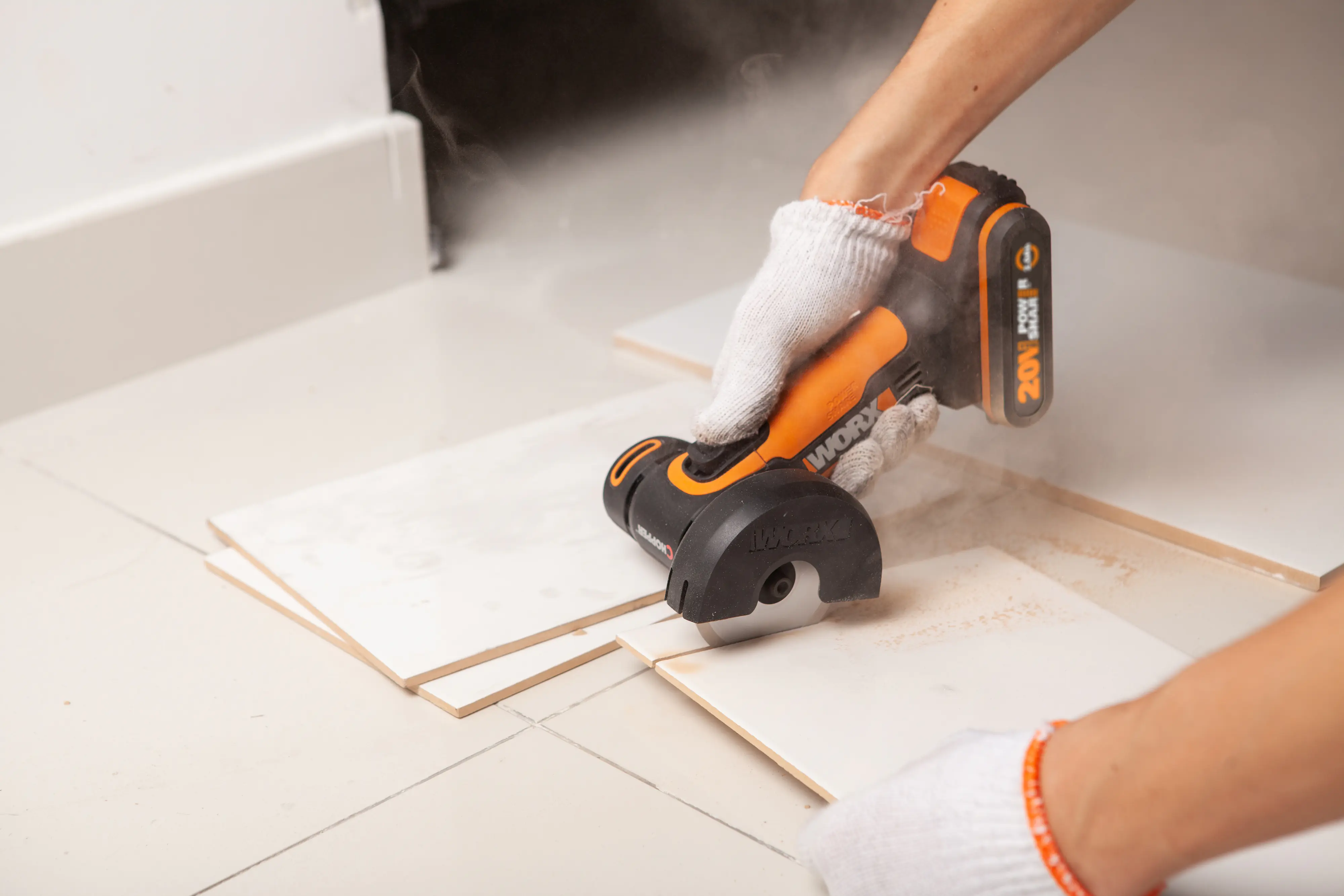Worx Mini Akku-Winkelschleifer Chopper WX801 20 V inkl. Akku 2 Ah & Ladegerät