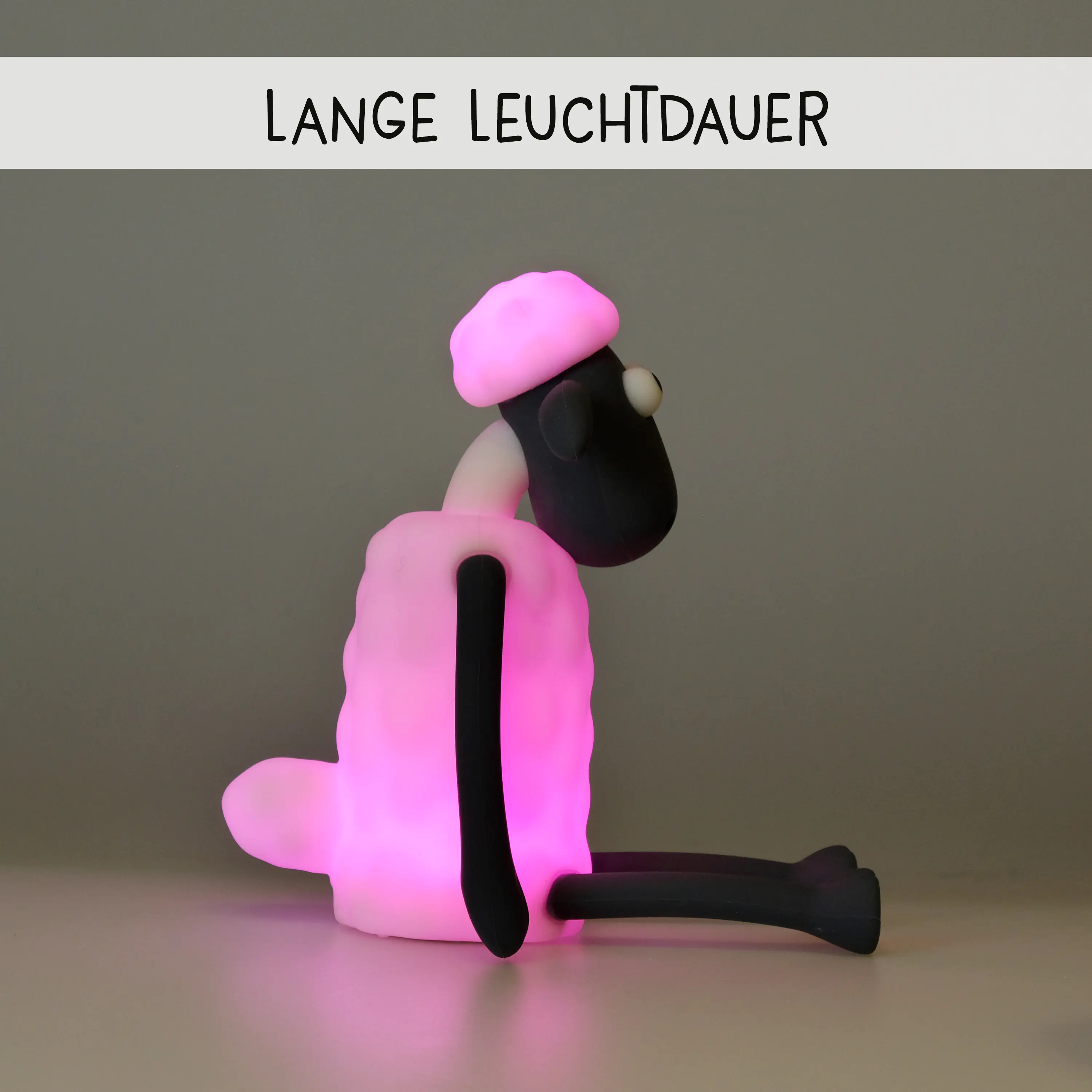 MegaLight LED Shaun das Schaf Nachtlicht RGB USB-Anschluss