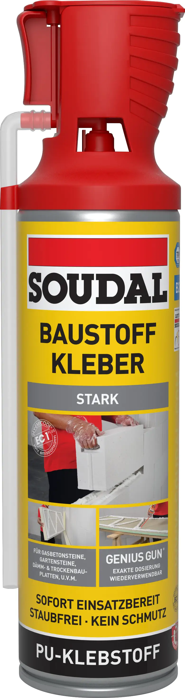 Soudal B2 Baustoffkleber Genius Gun 500 ml