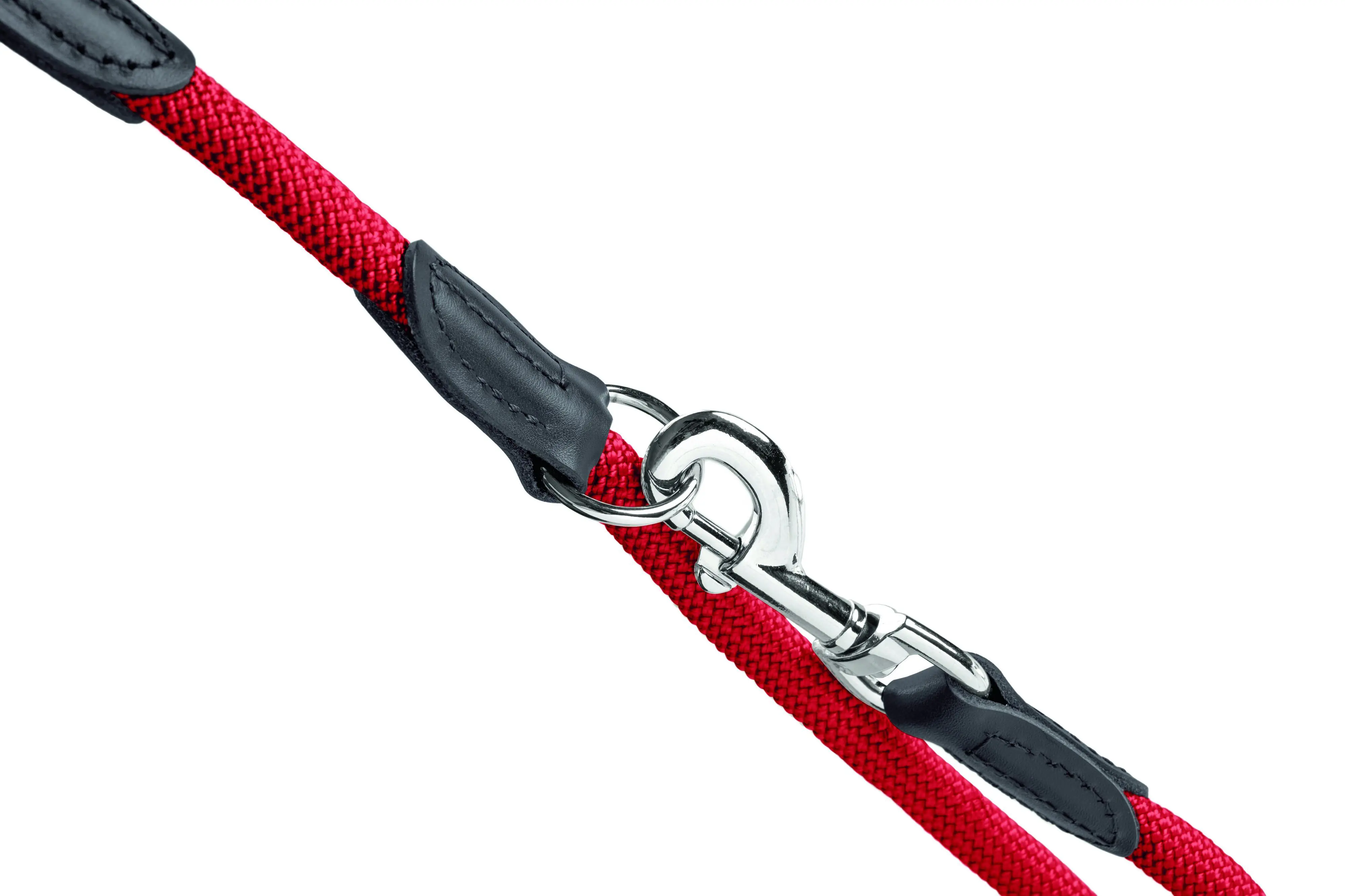 Hunter Hundeleine Führleine verstellbar Freestyle 2 m x 1 cm rot