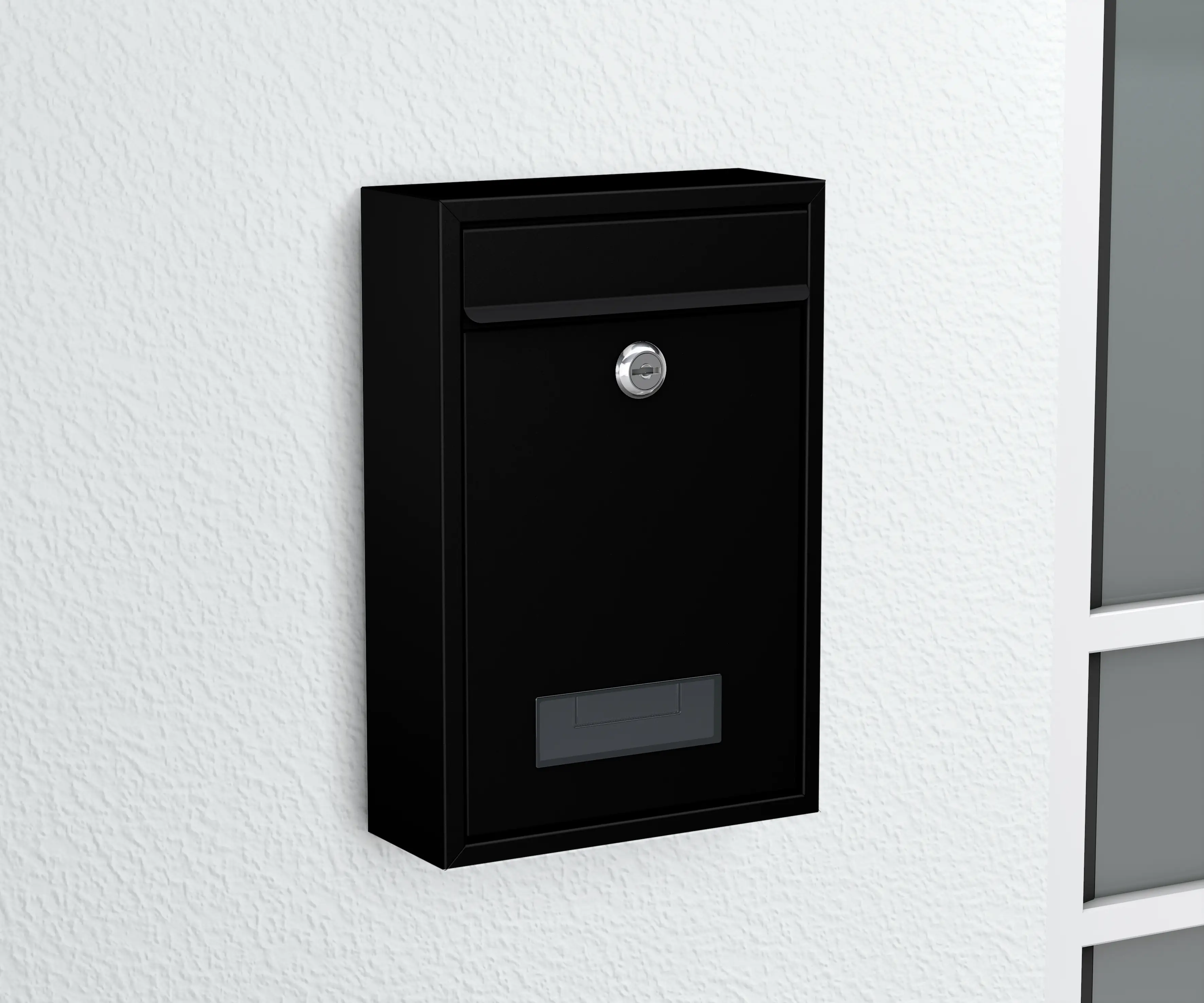 Basi Briefkasten BK 100M schwarz 32 x 21.5 x 8.2 cm
