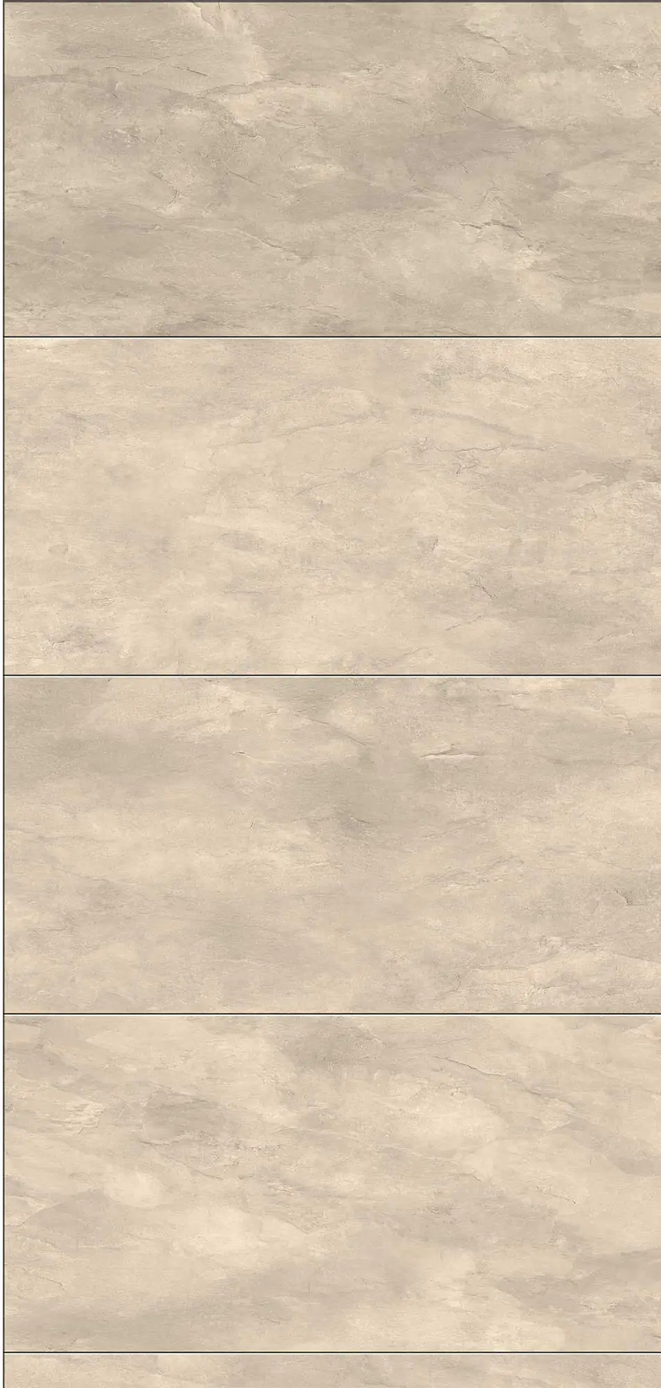 Breuer Duschrückwand Große Fliese beige Dekor 100 x 210 x 0,3 cm