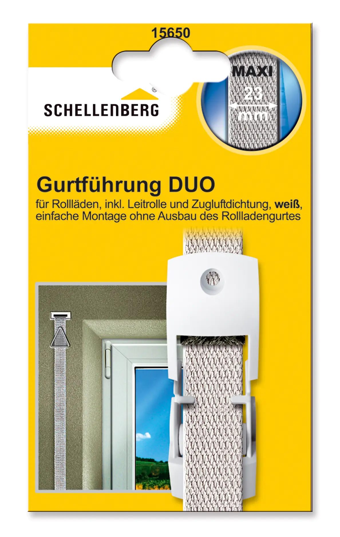Schellenberg Gurtführung Duo System Maxi weiß 