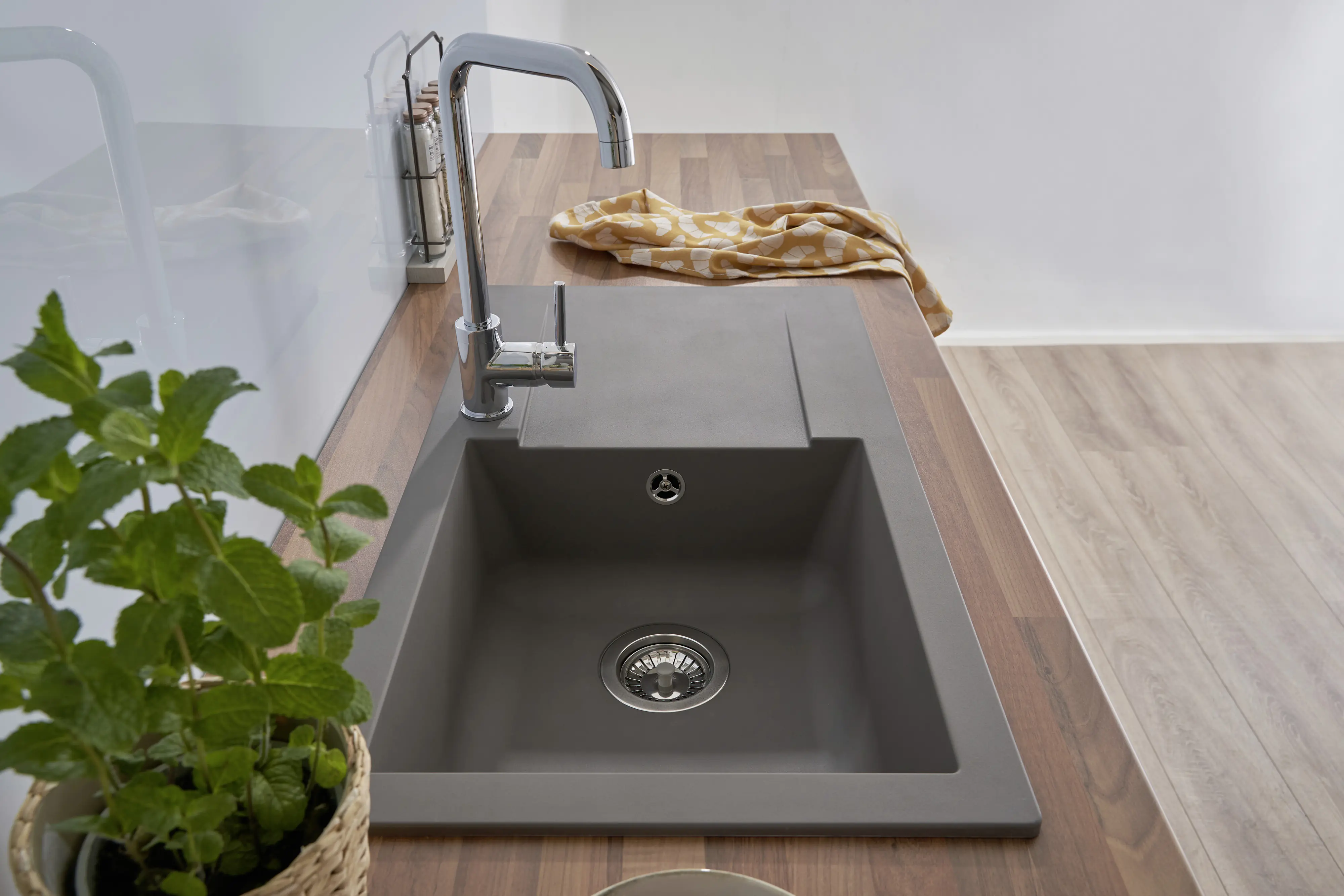 respekta Mineralite Einbauspüle DENVER78X44G