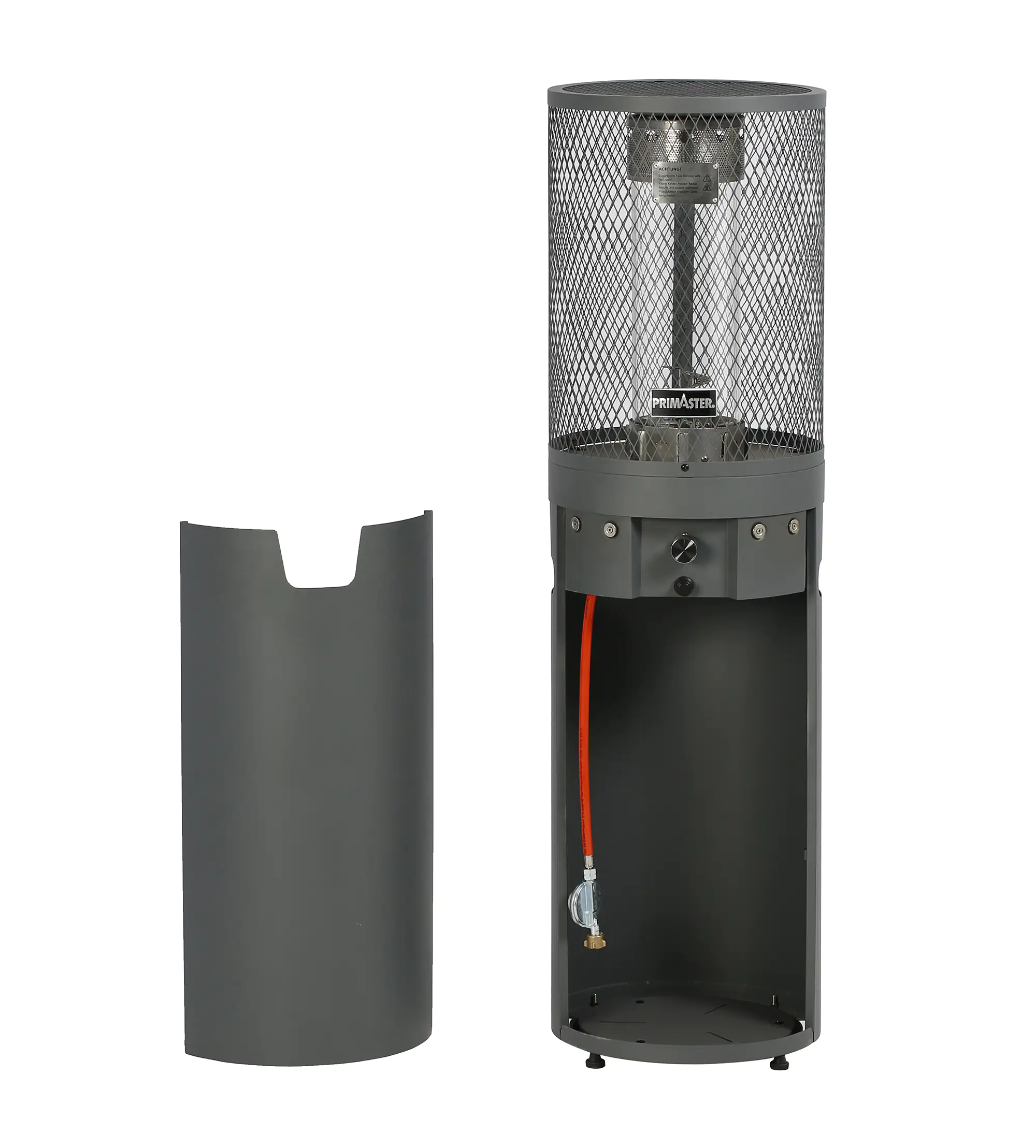 Primaster Gas Feuersäule Fogo 133 cm max. 8 kW,gleichmäßige Strahlungswärme