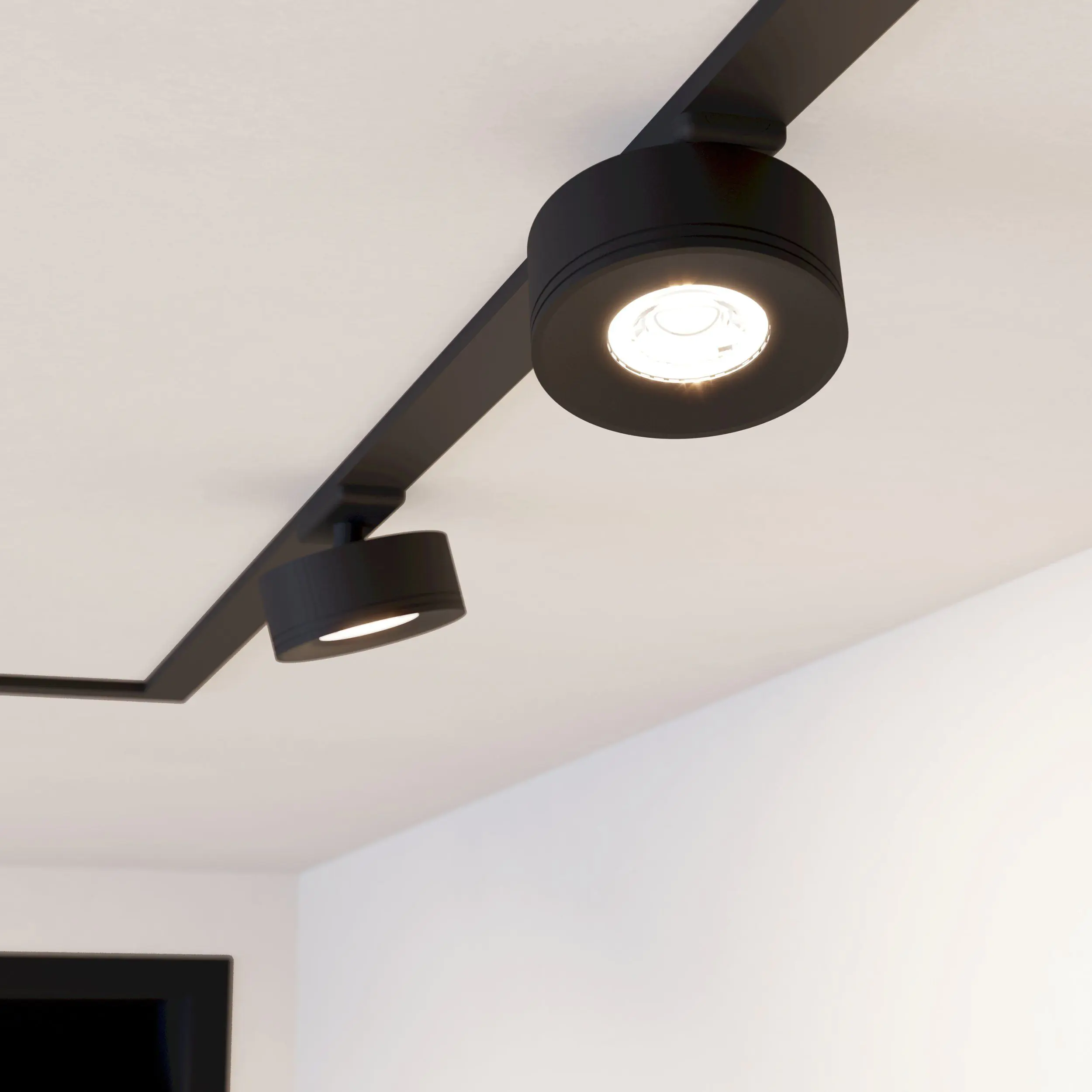 Eglo LED Spot Tplus Wide 6W, Kunststoff schwarz