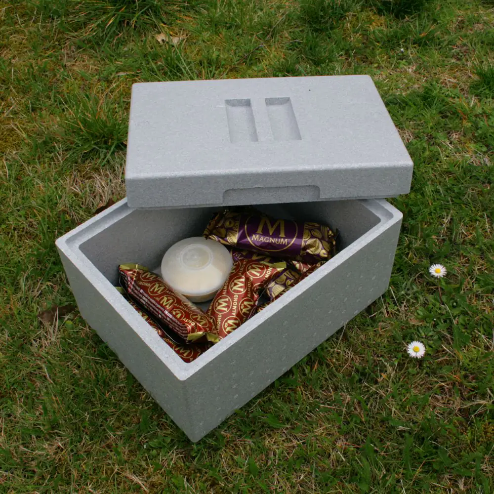 Climapor Thermobox inkl. Deckel -  ca. 16,5 L, grau
