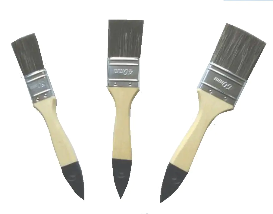 TrendLine Acryl Pinsel-Set 3-teilig 30 mm, 40 mm, 50 mm dunkel