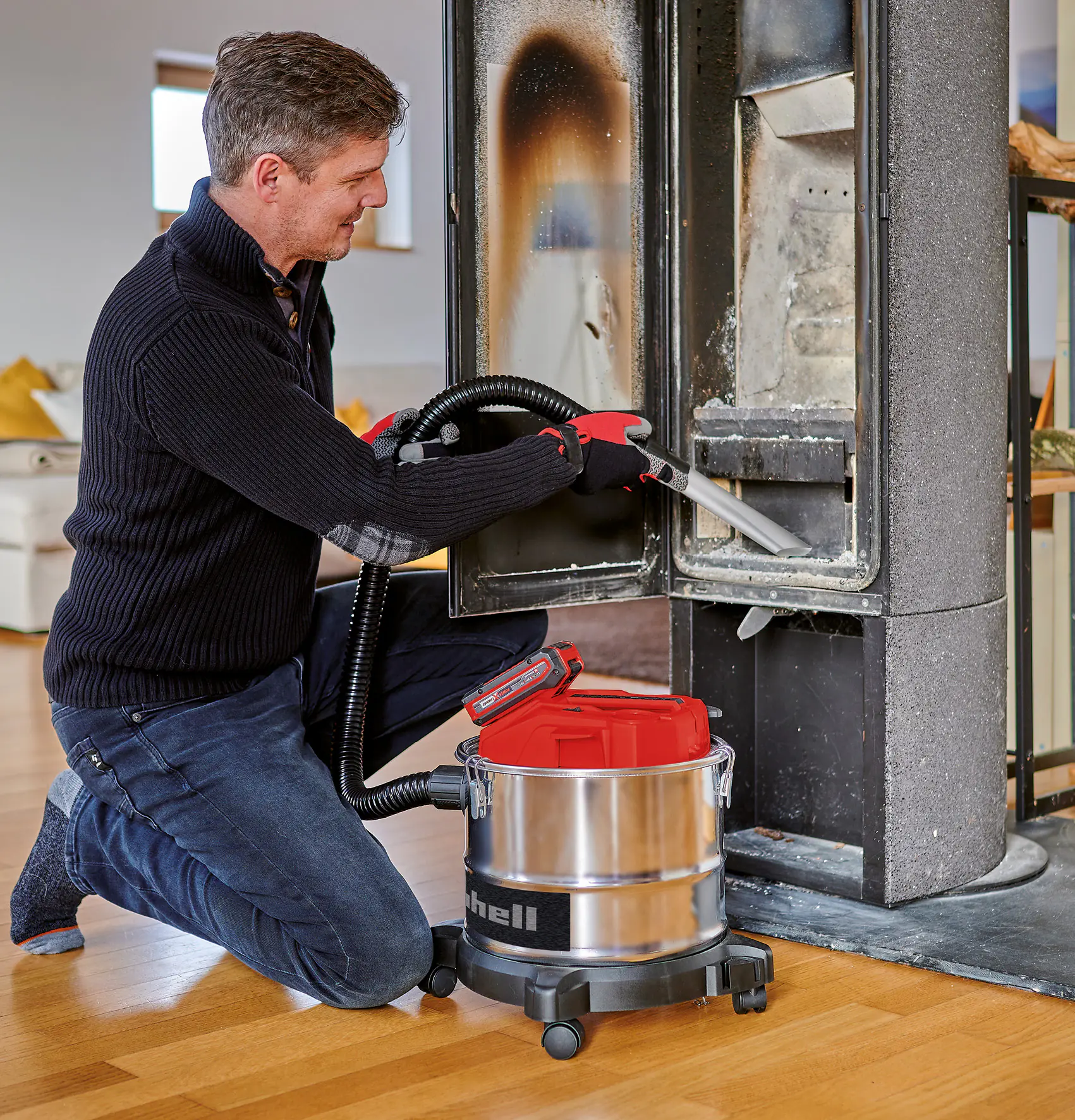 Einhell Akku-Aschesauger TE-AV 18/15 Li C Solo 18 V