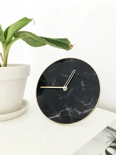 Nextime Tisch- Wanduhr Marble Table Ø 20 cm