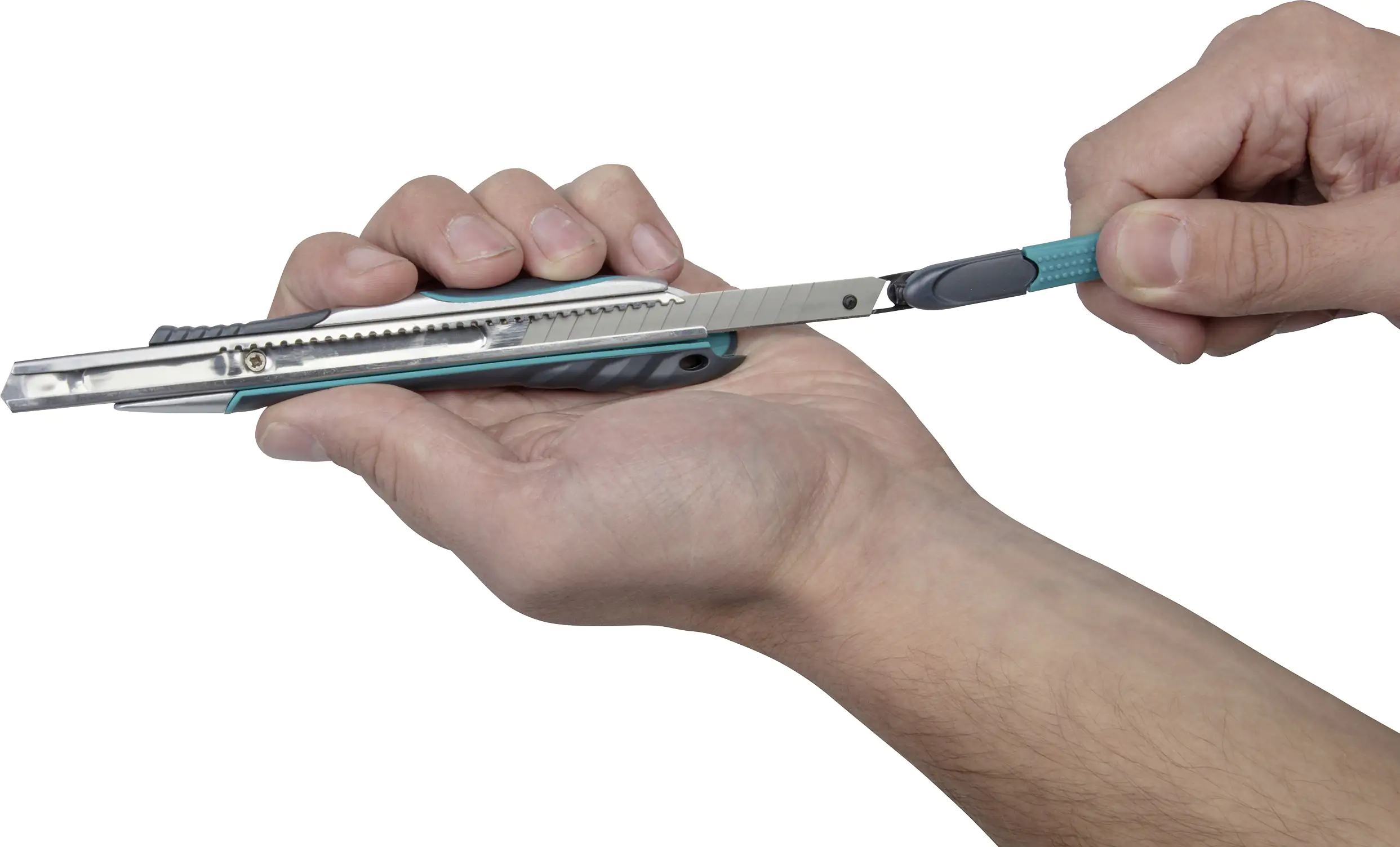 Wolfcraft Abbrechklingenmesser Profi Dual 9 mm